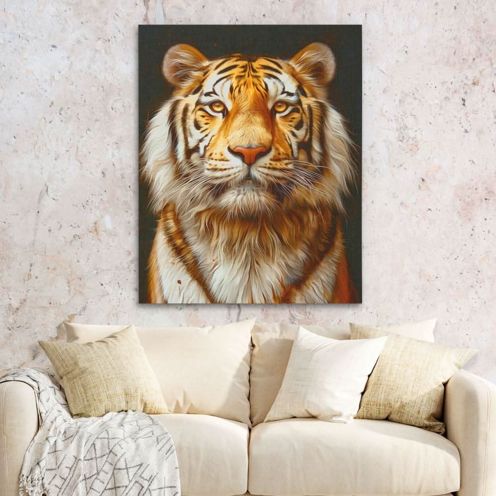 Big Cat Kingdom - Large Canvas Print