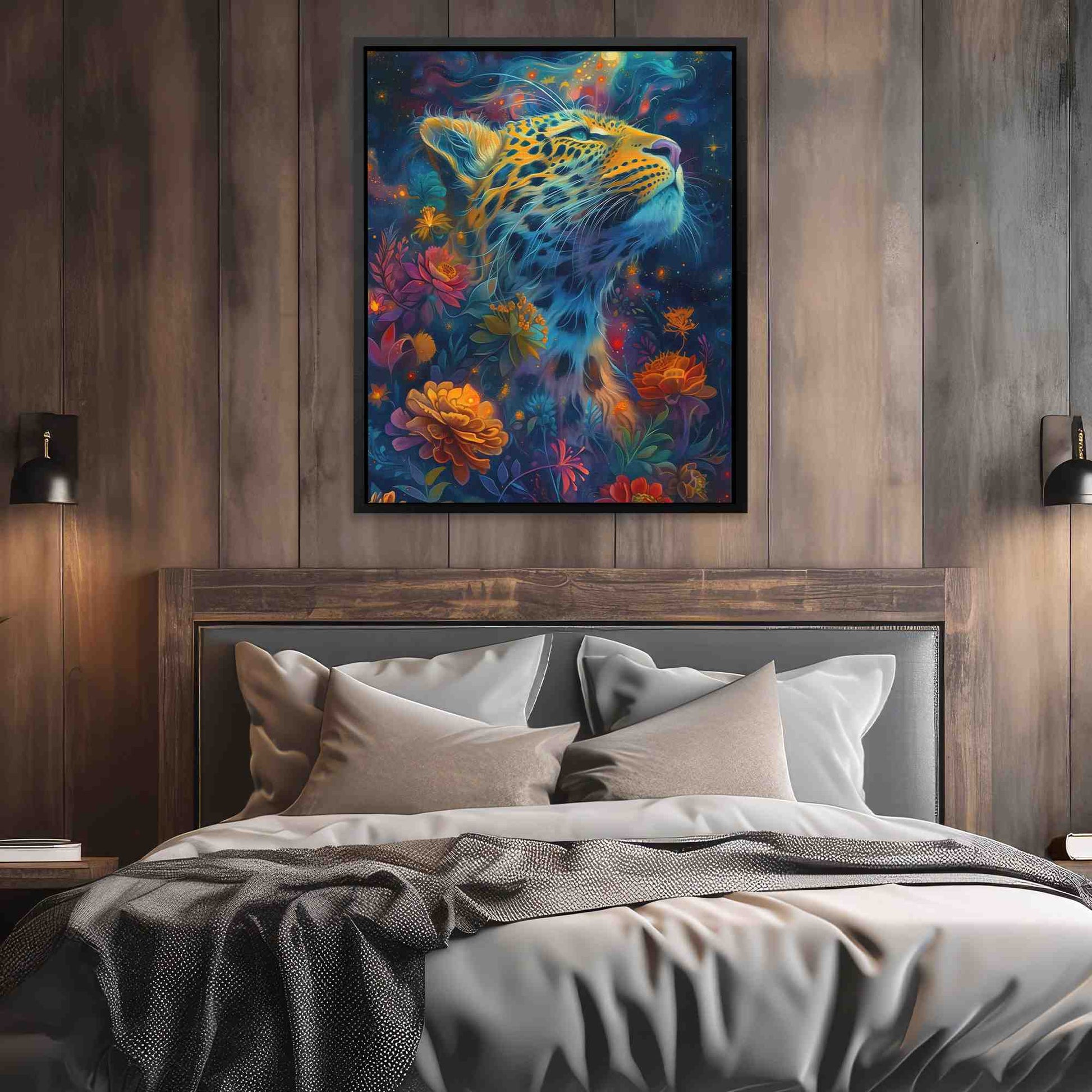 Big Cat Whiskers - Large Surrealism Canvas Print