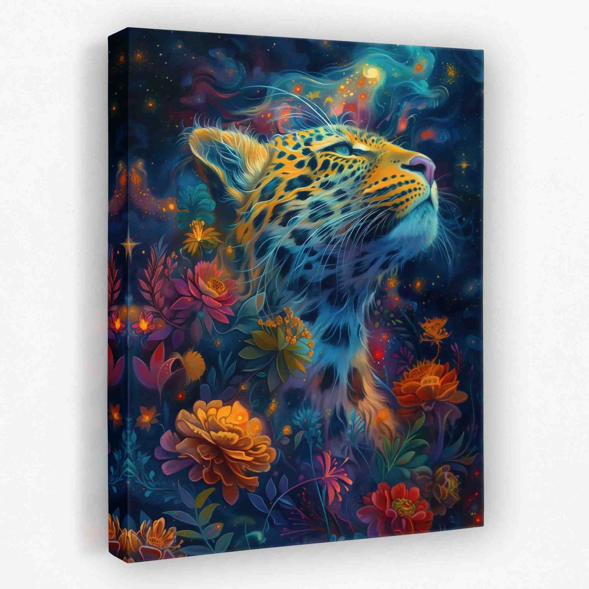 Big Cat Whiskers - Animals Canvas Wall Art
