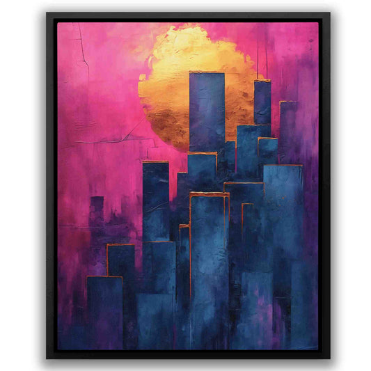 Big City of USA - City Canvas Wall Art