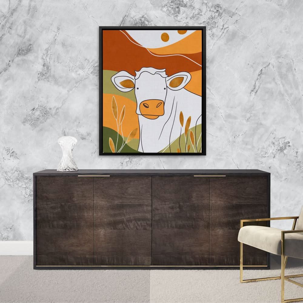 Big Moo - Large Bohemian Canvas Print