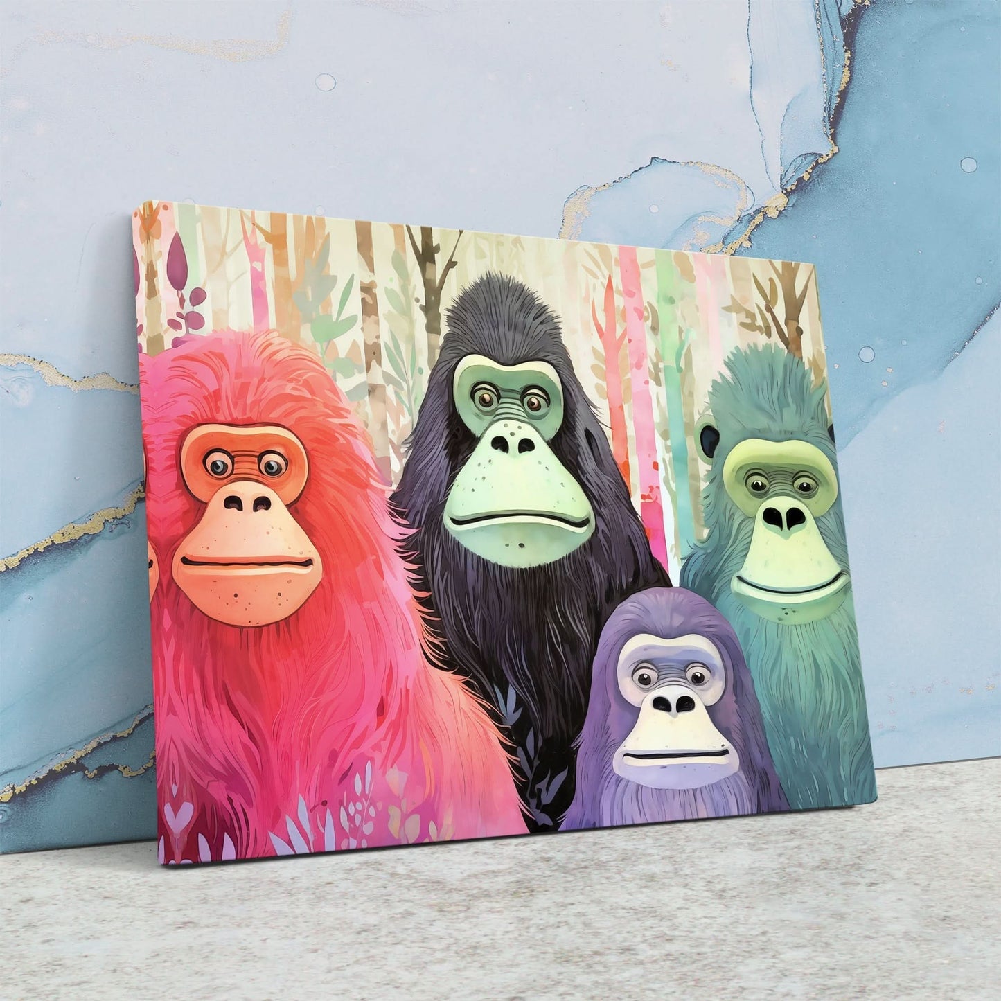 Bigfoot Family - Animals Art