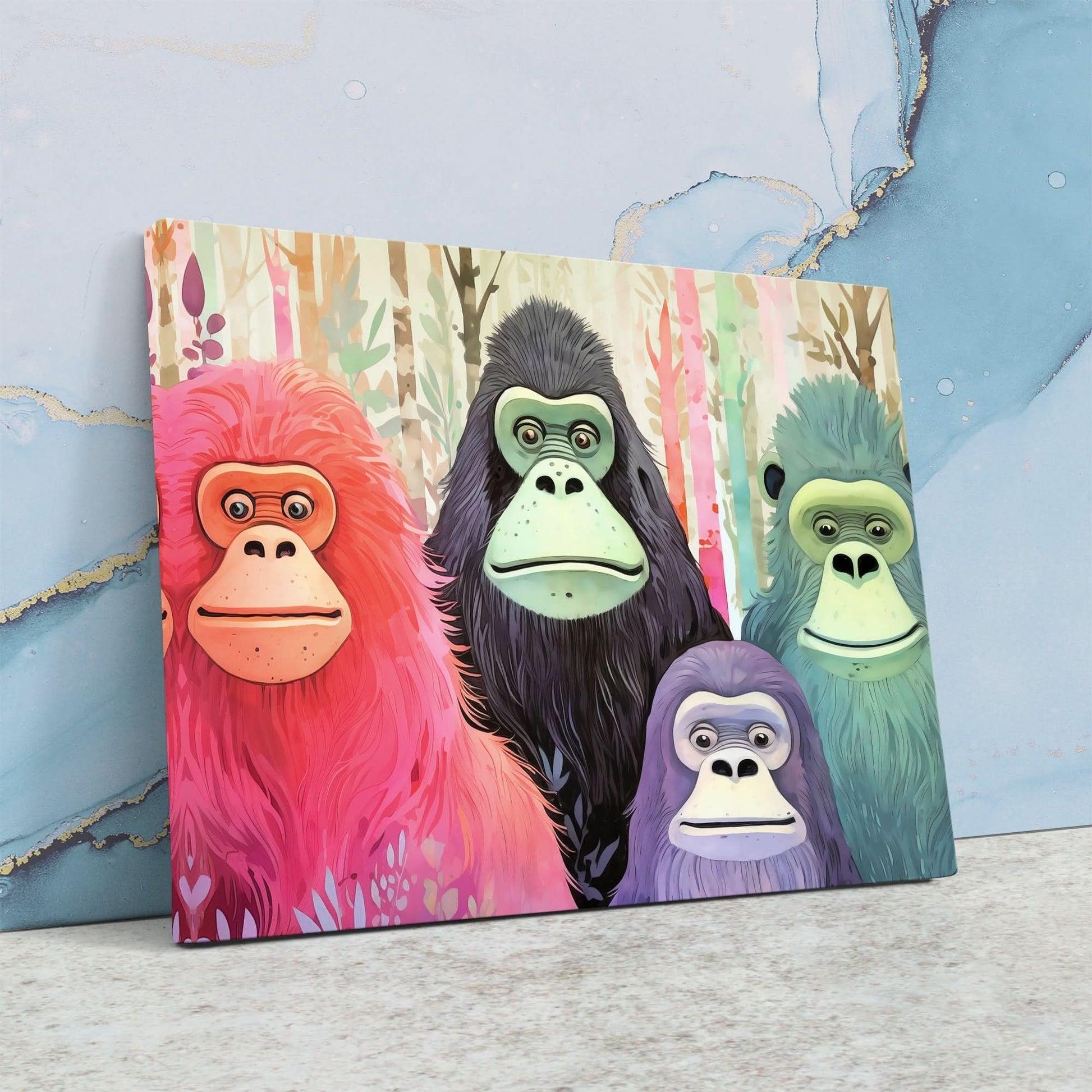 Bigfoot Family - Animals Art