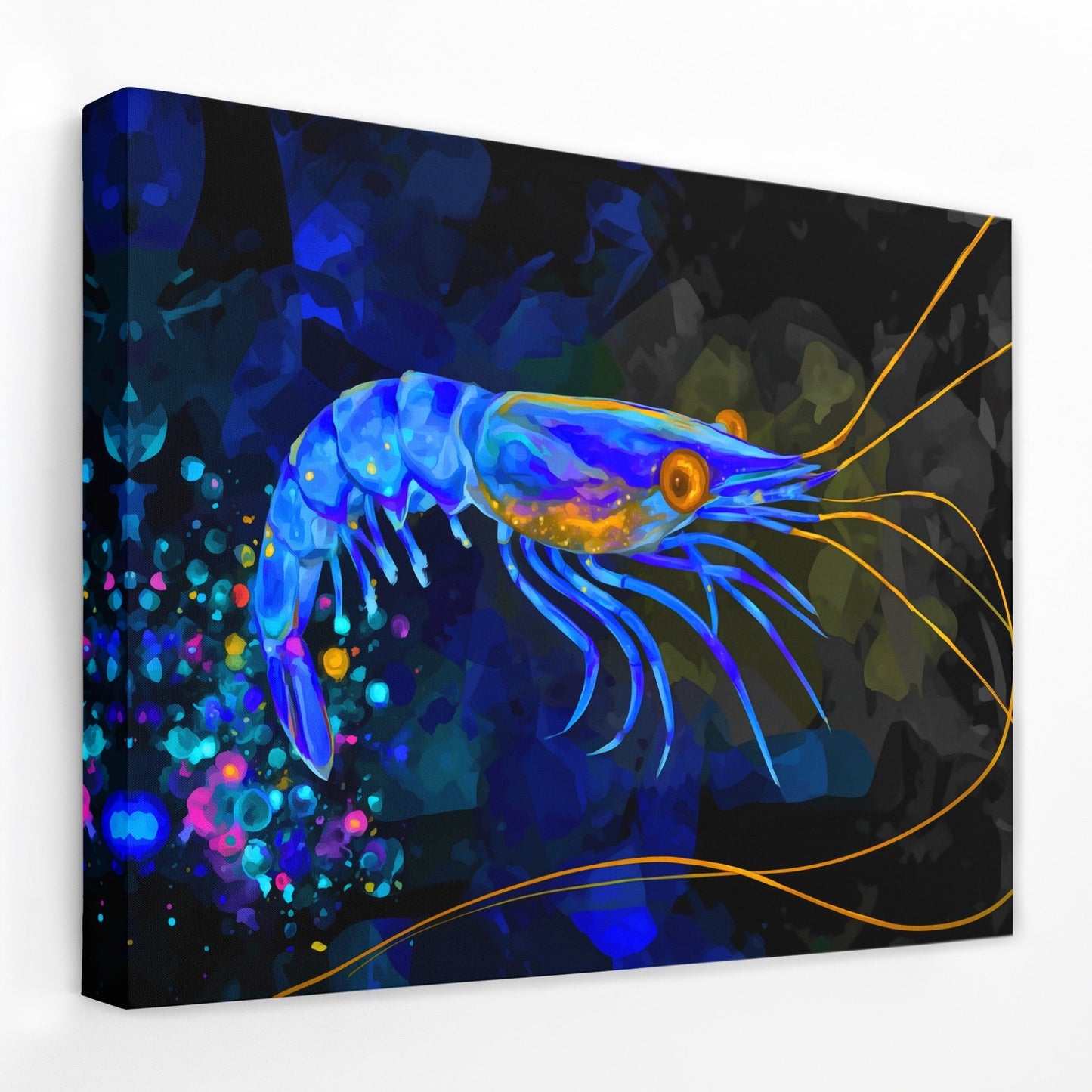 Bioluminescent Shrimp Rising