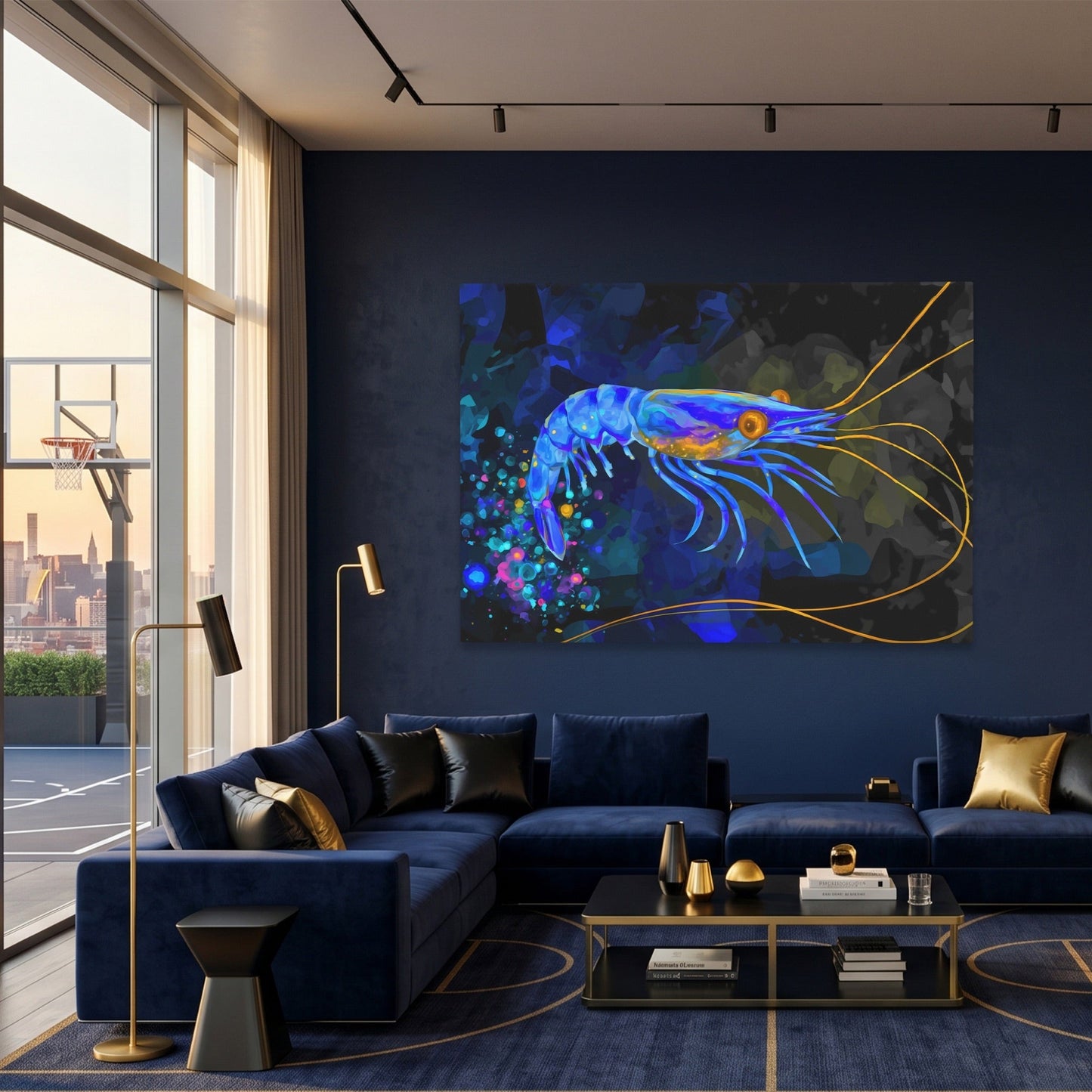 Bioluminescent Shrimp Rising