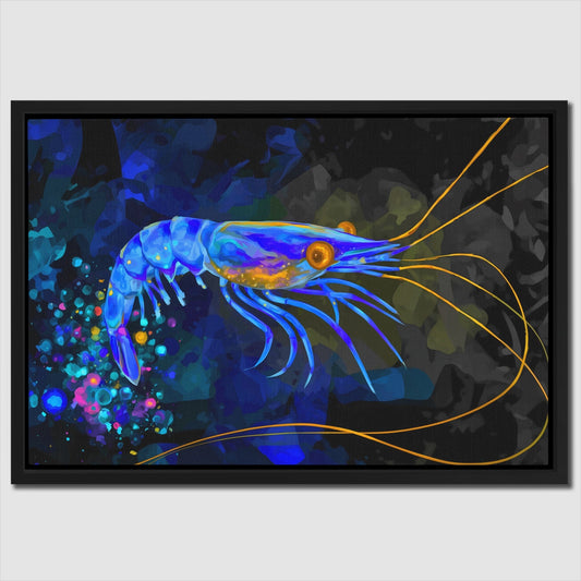 Bioluminescent Shrimp Rising