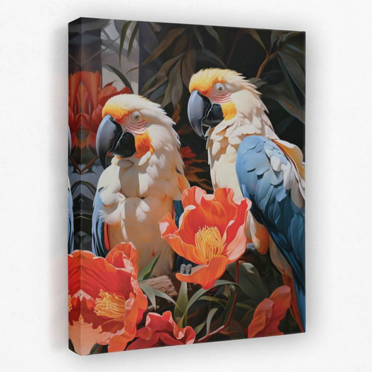 Birds of Paradise - Animals Canvas Wall Art