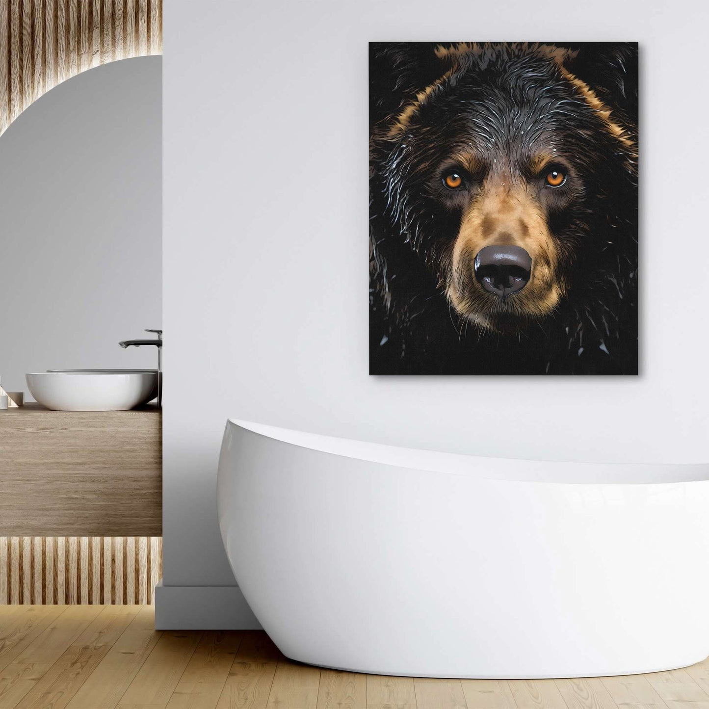 Black Bear - Black Bear Canvas Print