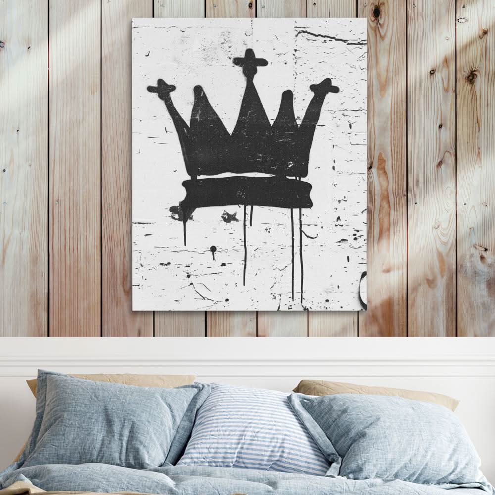 Black Crown - Canvas Wall Art