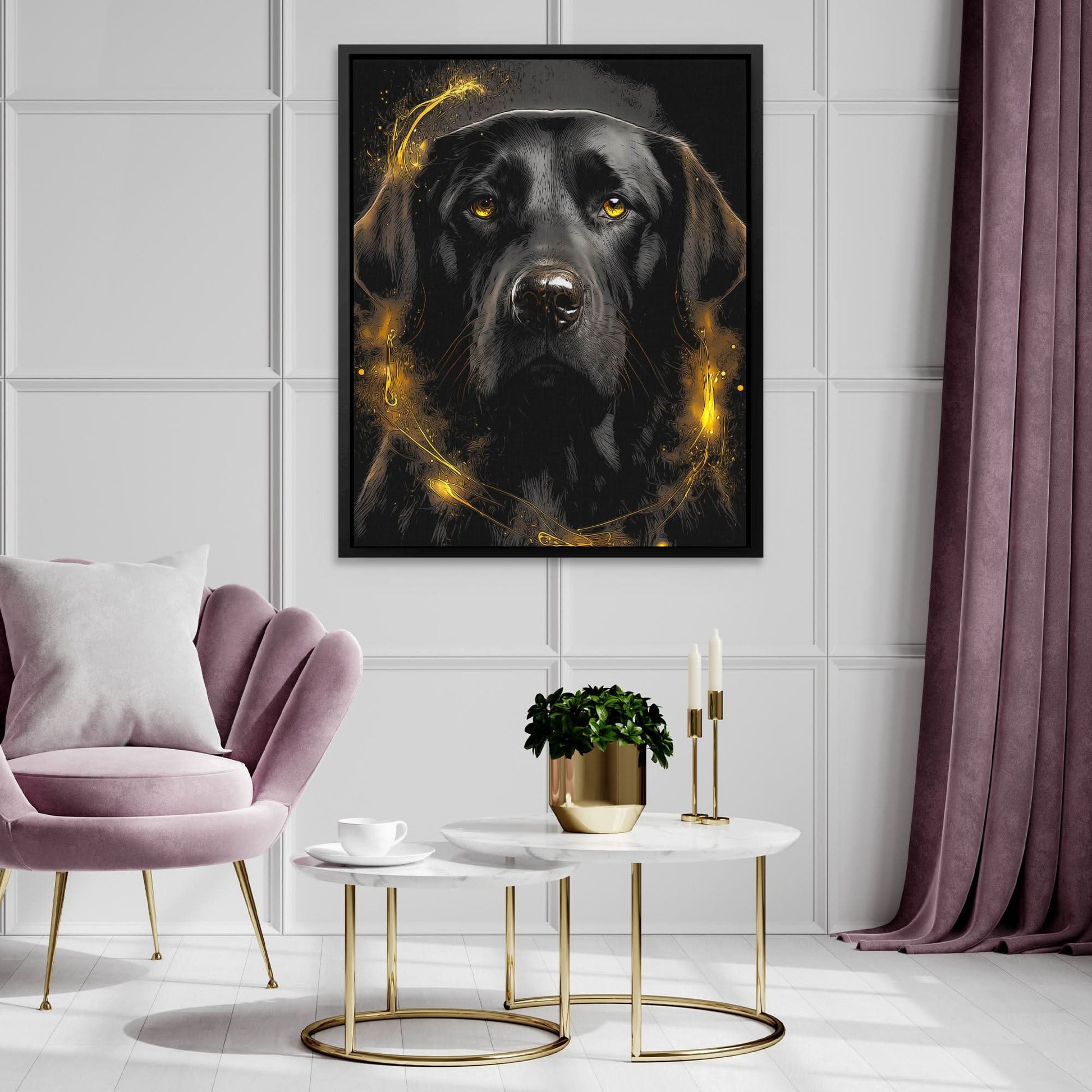 Black Lab - Wall Art Print