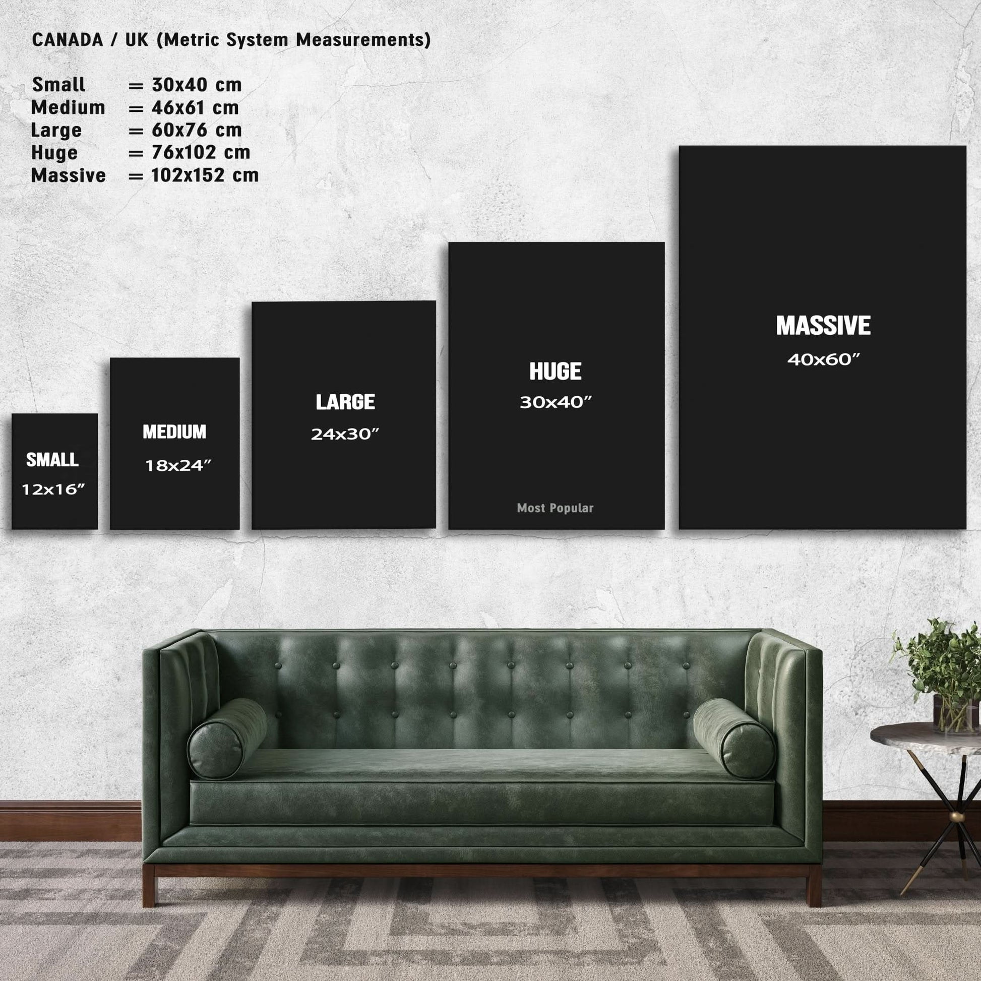 Black Lab - Large Canvas Print