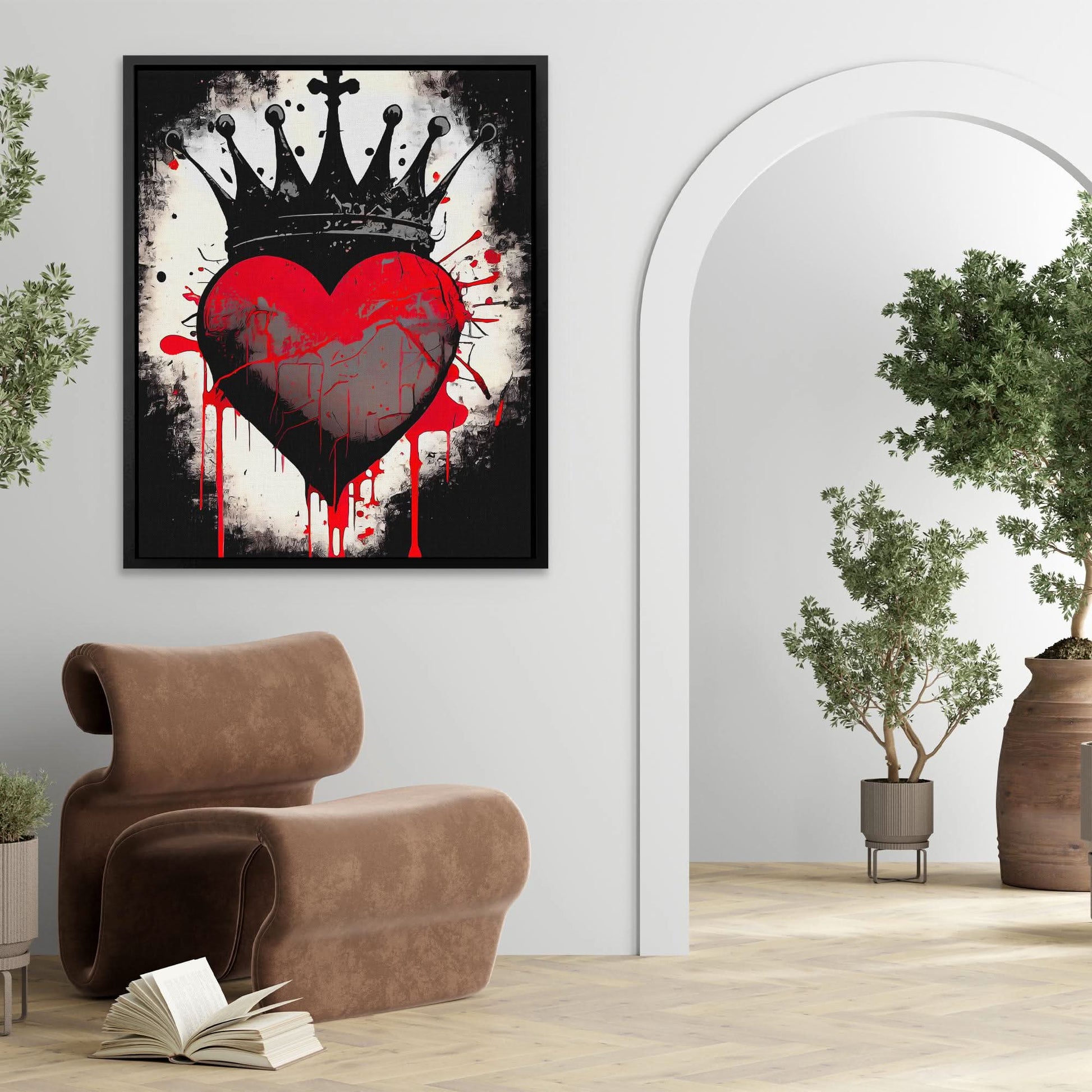 Bleeding Crown - Pop Art Wall Art Print