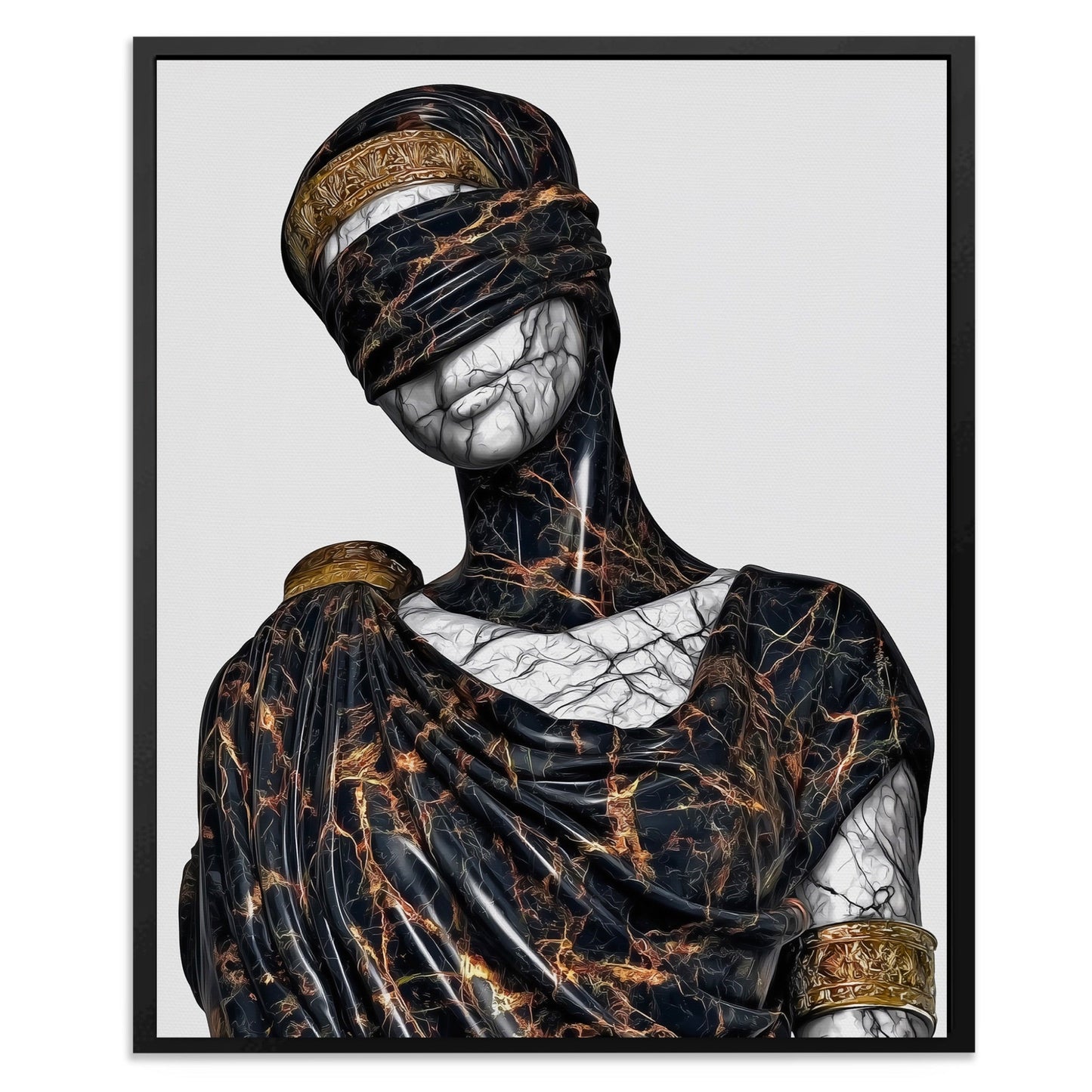 Blindfolded Goddess Gold