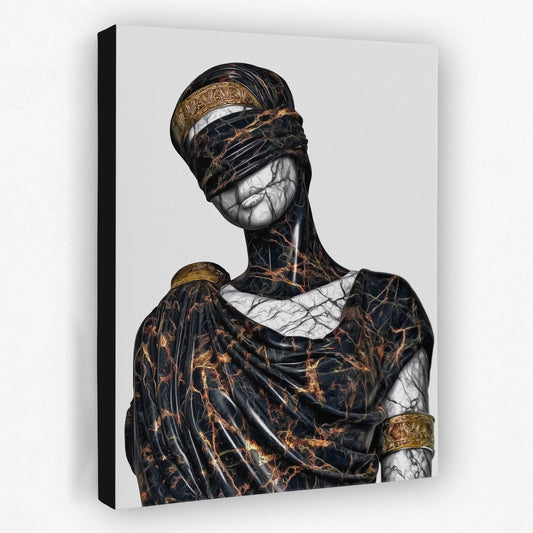 Blindfolded Goddess Gold