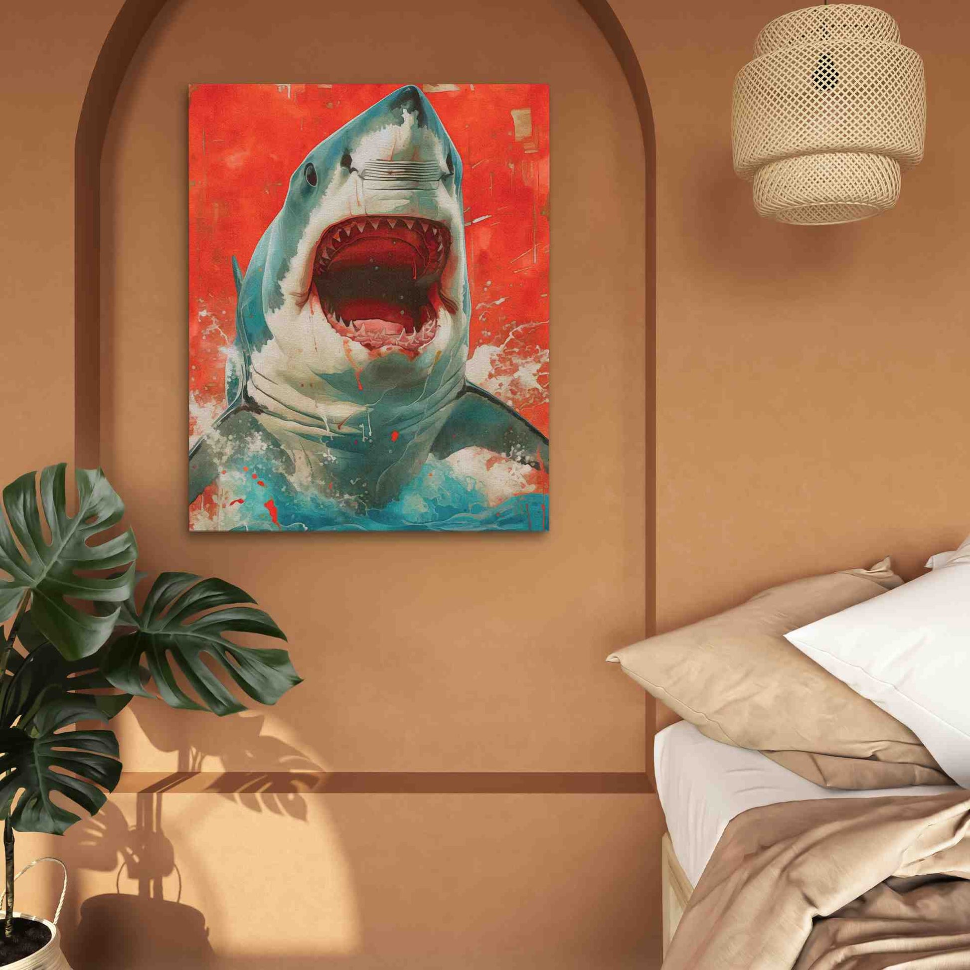 Bloody Senses - Wall Art in Black Frame