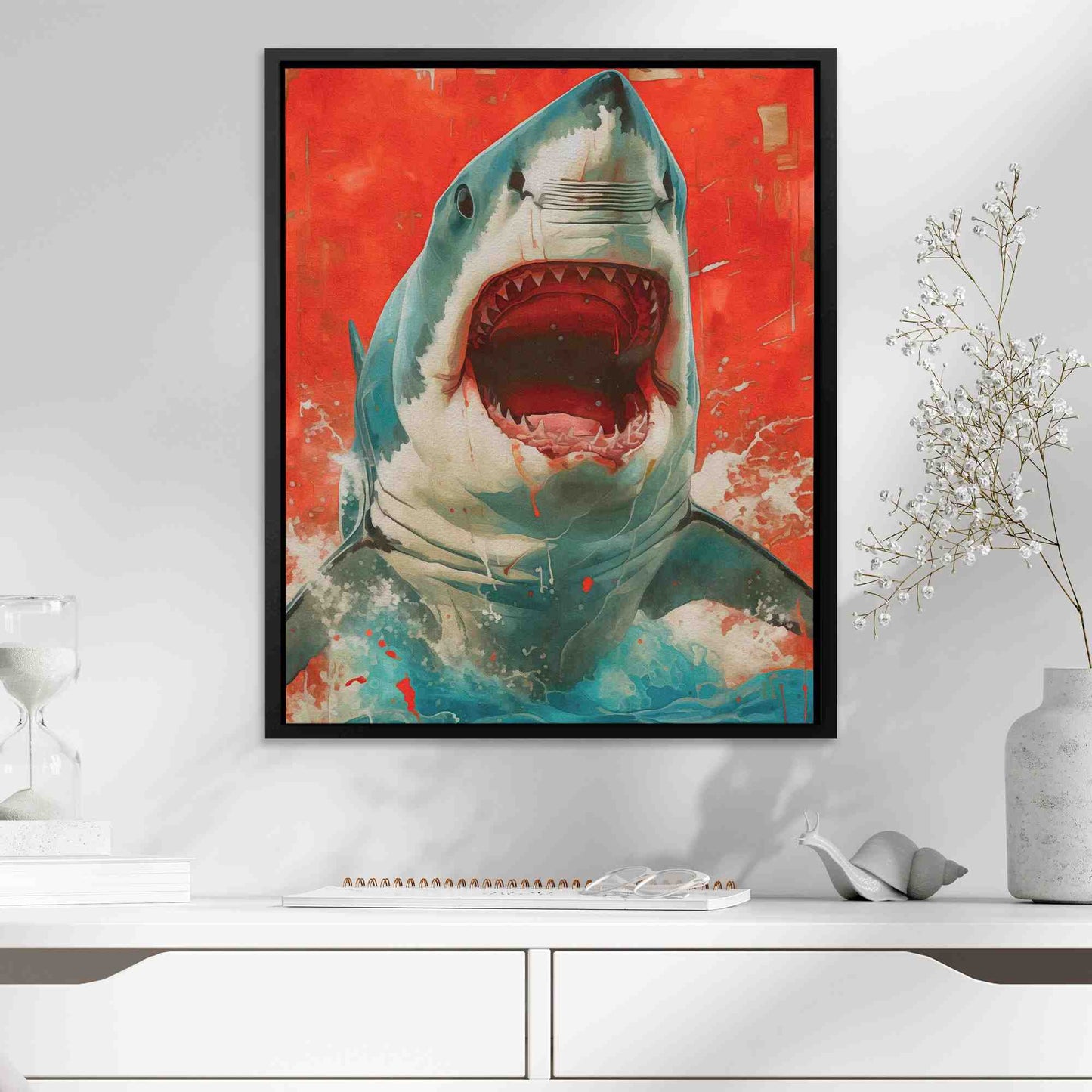 Bloody Senses - Red Wall Art