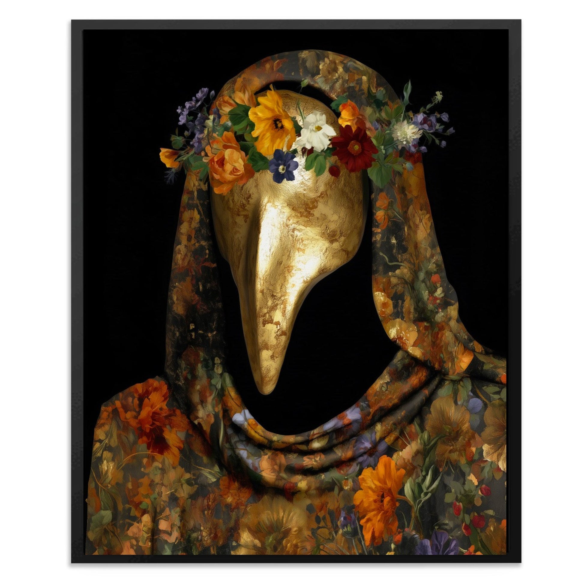 Bloom Crowned Healer - Luxury Wall Art
