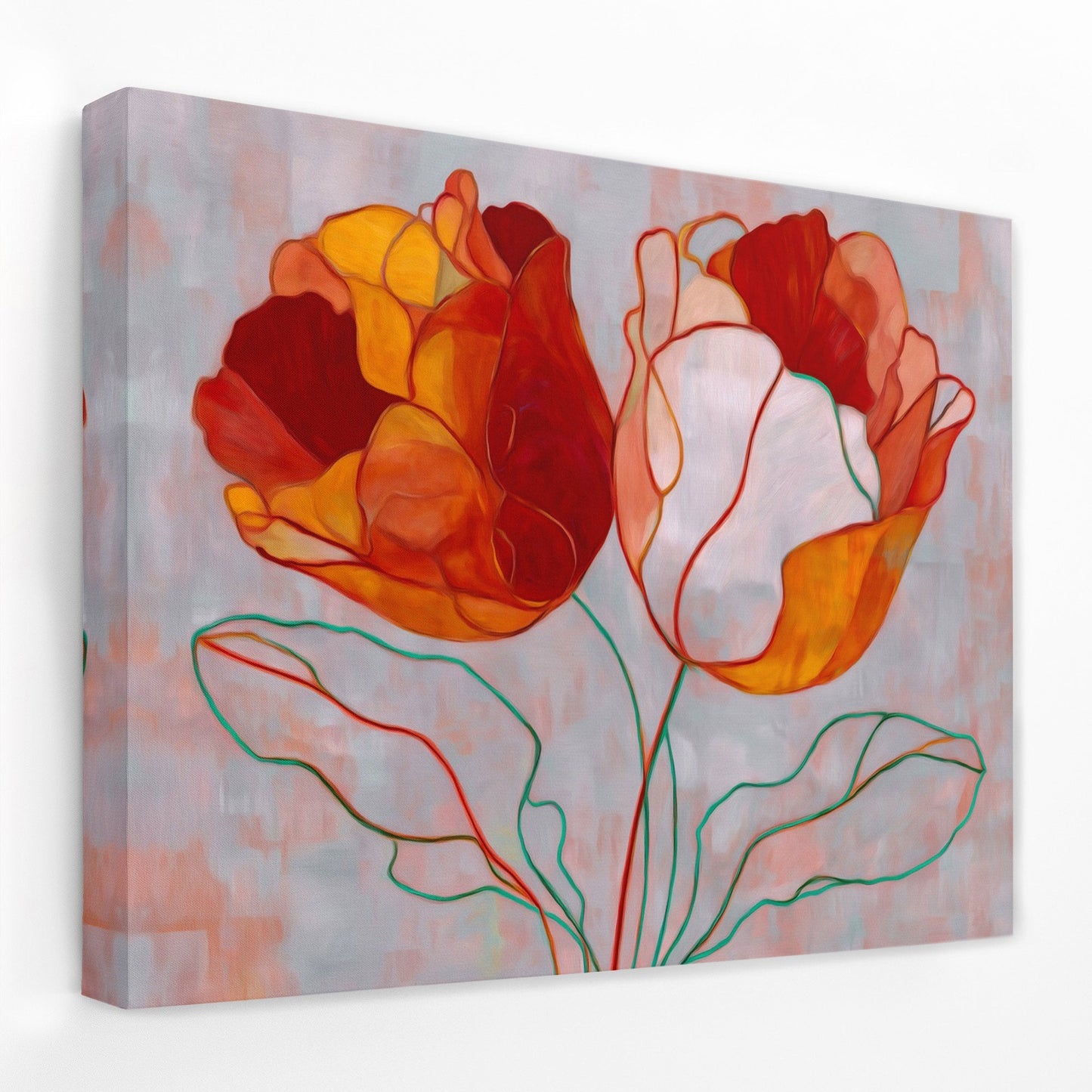 Blooming Fire Symphony - Luxury Wall Art