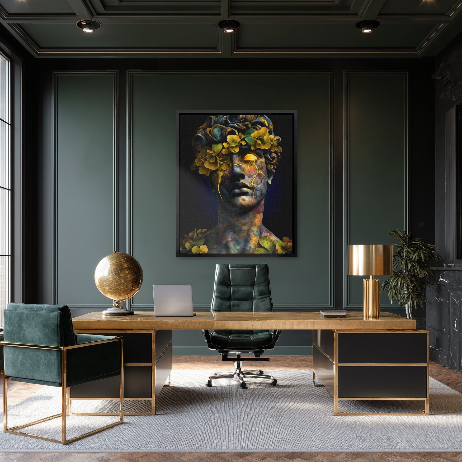 Blooming Ruin - Luxury Wall Art