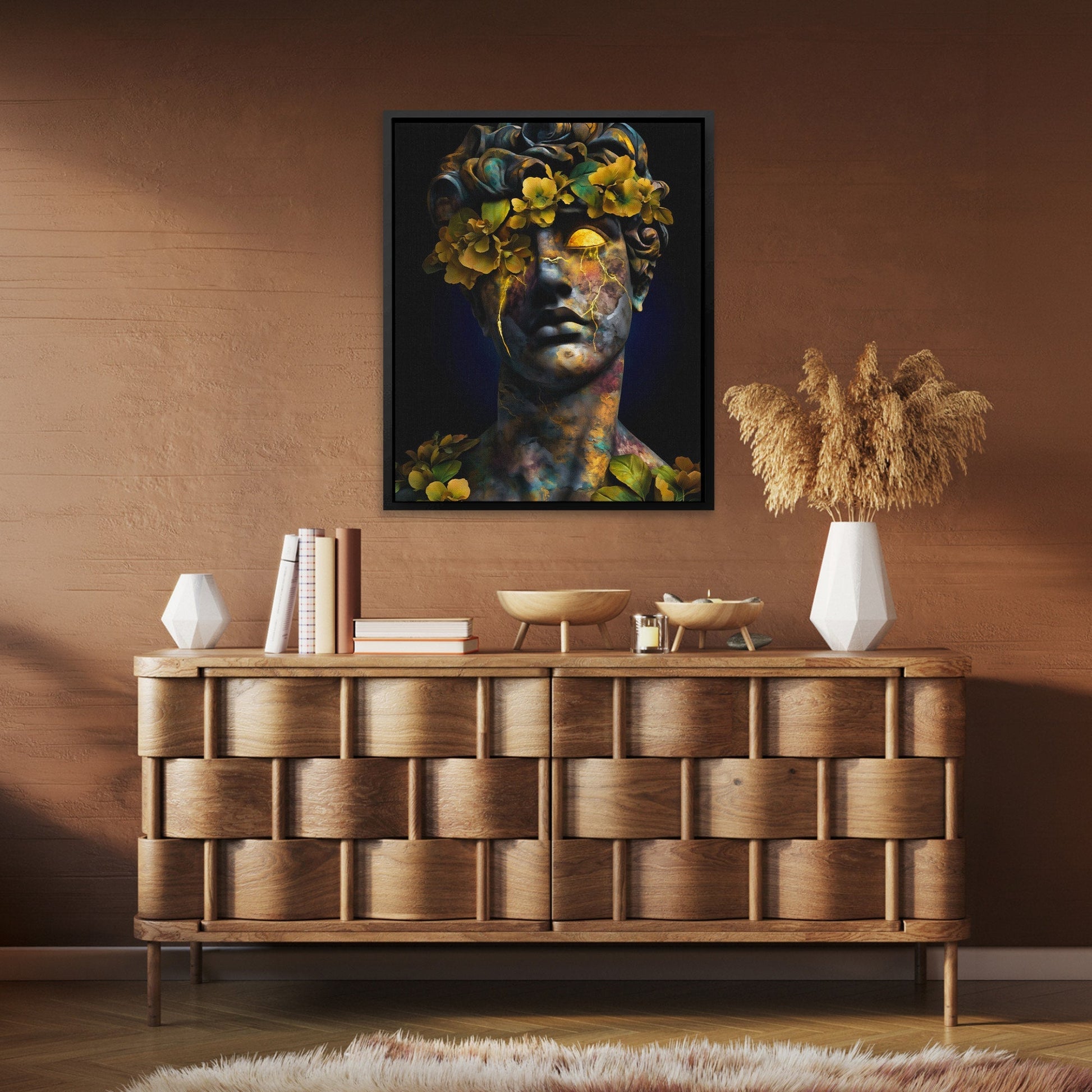 Blooming Ruin - Luxury Wall Art