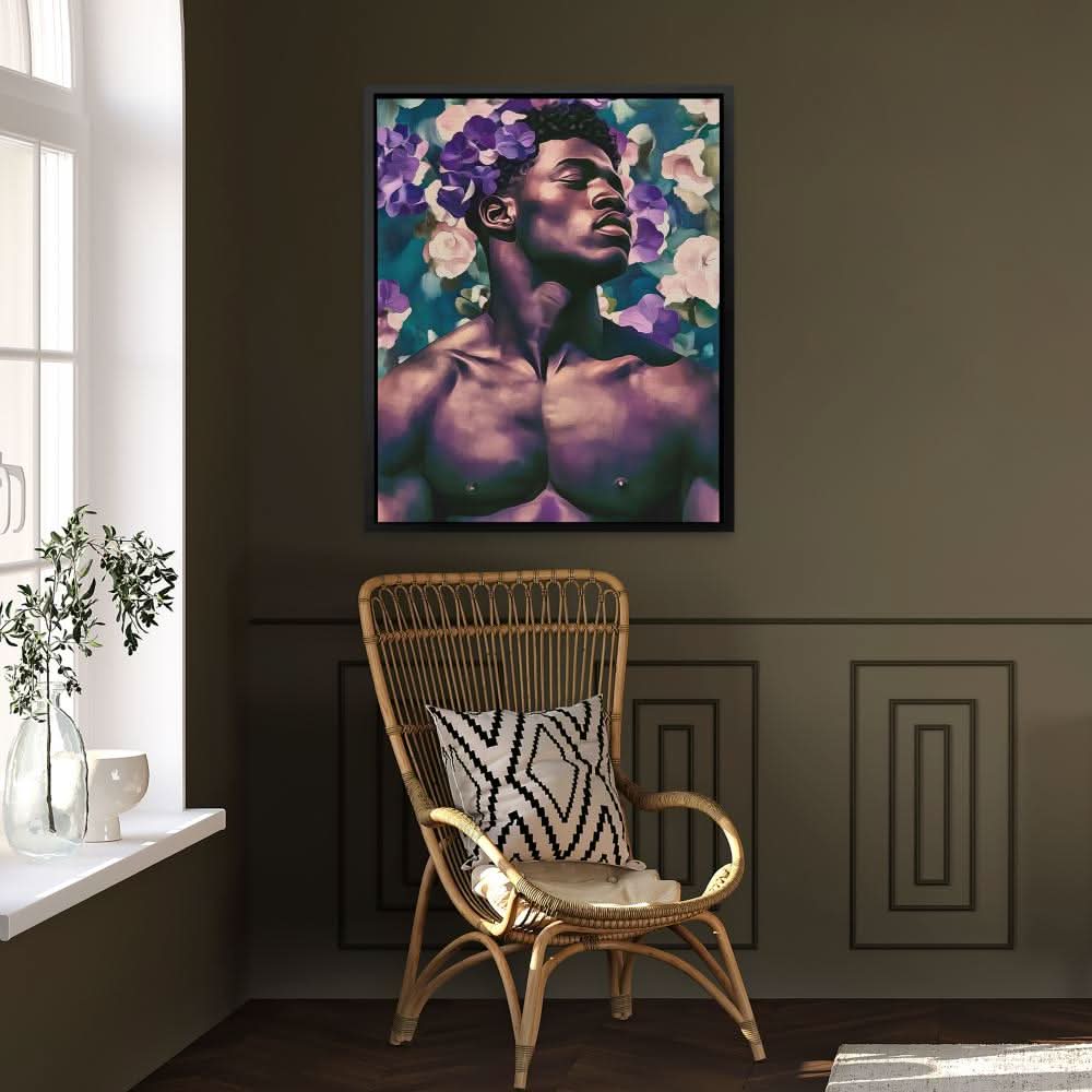 Blooming Strength - Large Canvas Print