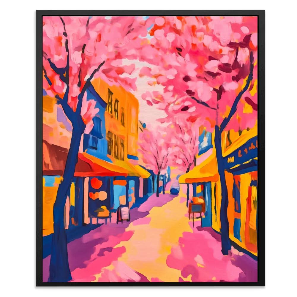Blossom Boulevard - Architecture Art for Hallway