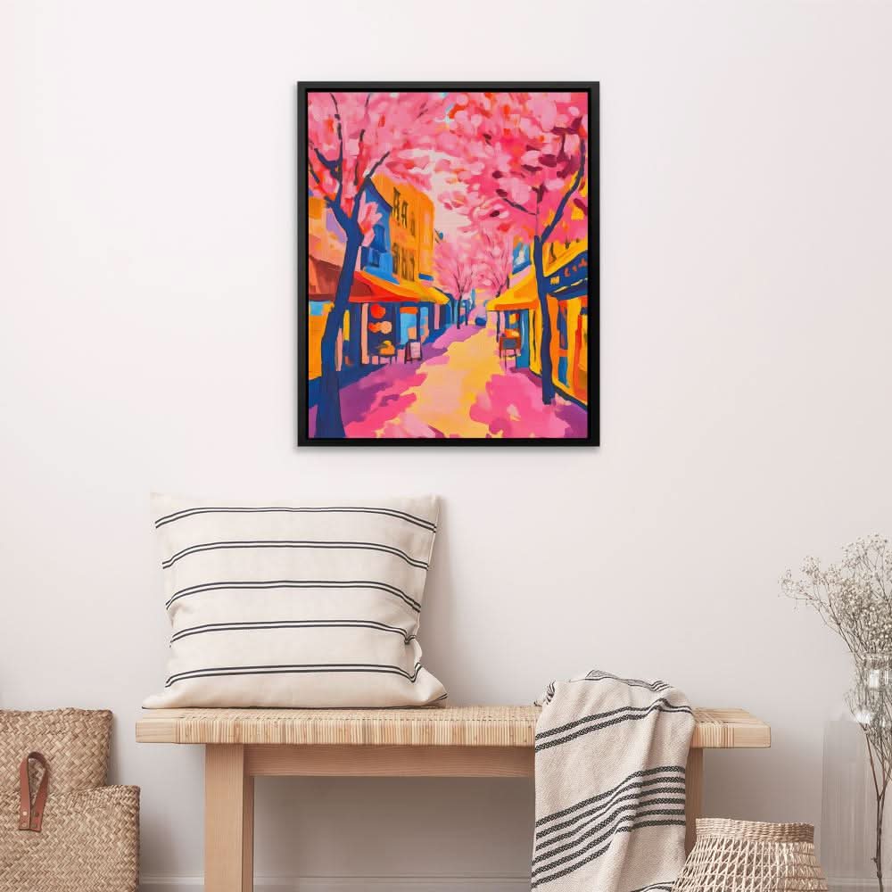 Blossom Boulevard - Large Canvas Print