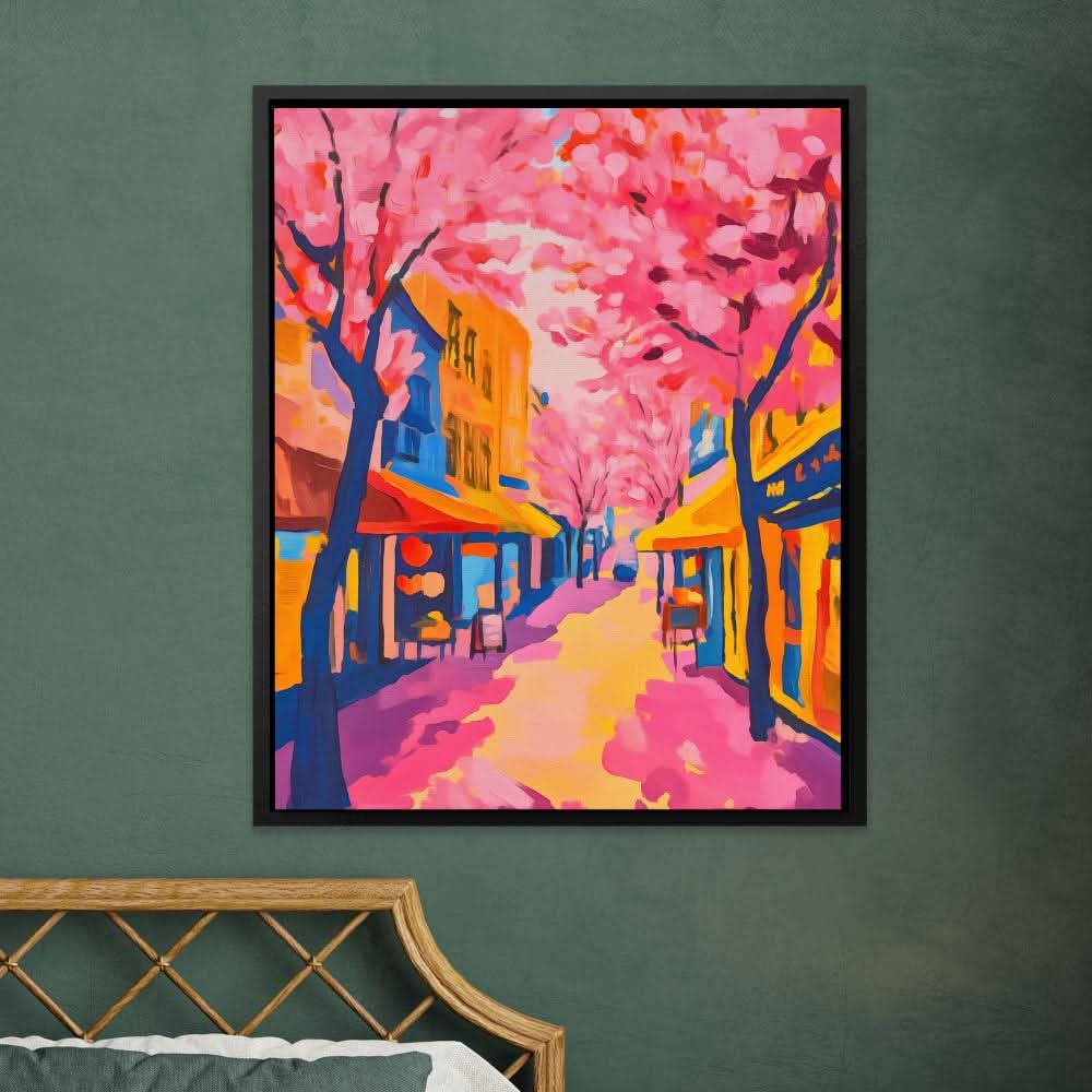 Blossom Boulevard - Colorful Wall Art for Kitchen