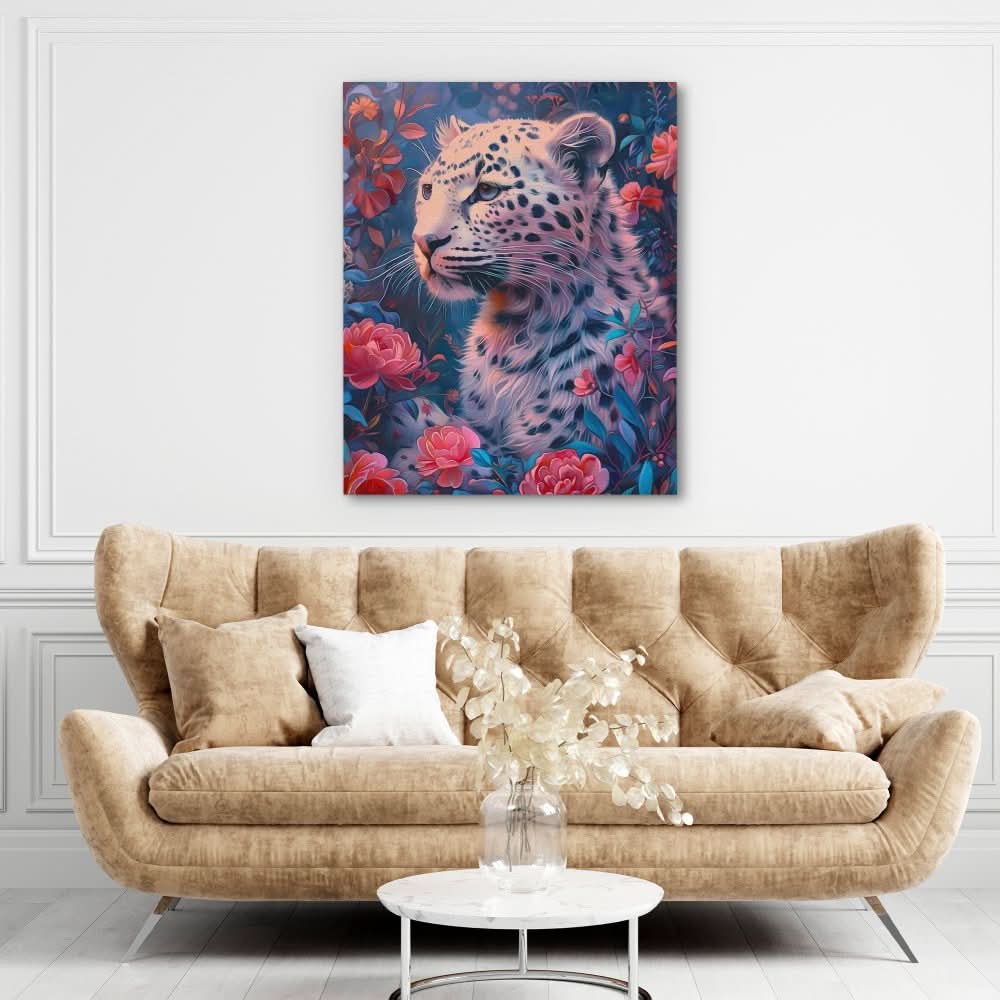 Blossoming Beast - Animals Art for Bedroom