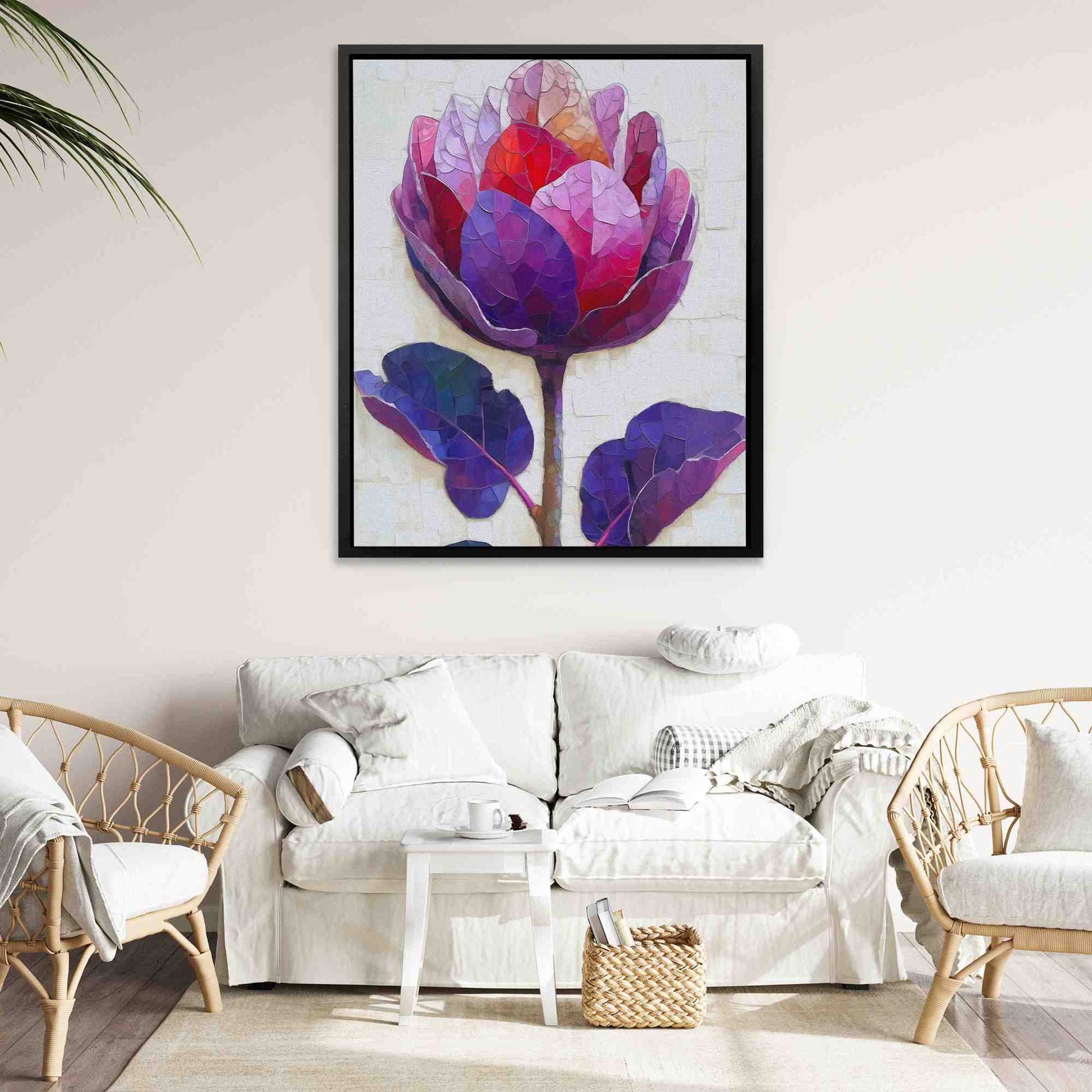 Blossoming Elegance - Large Canvas Print
