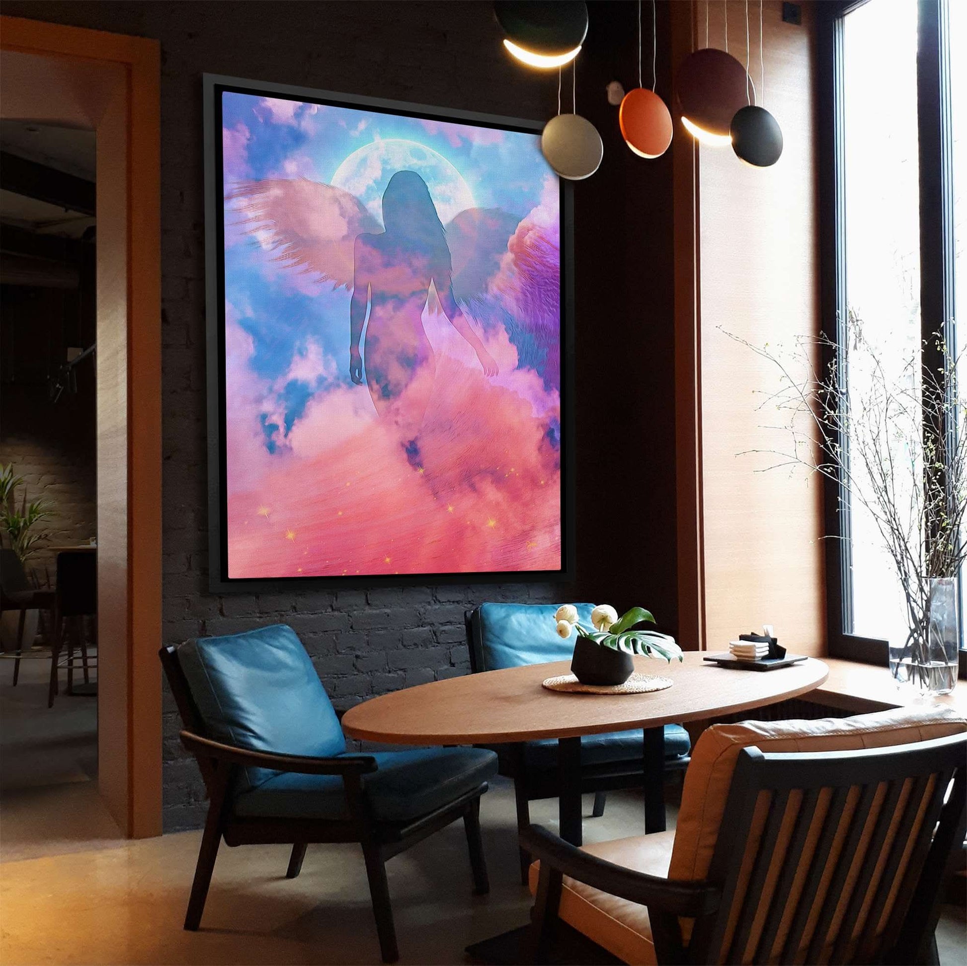 Blue Angel - Large Canvas Print
