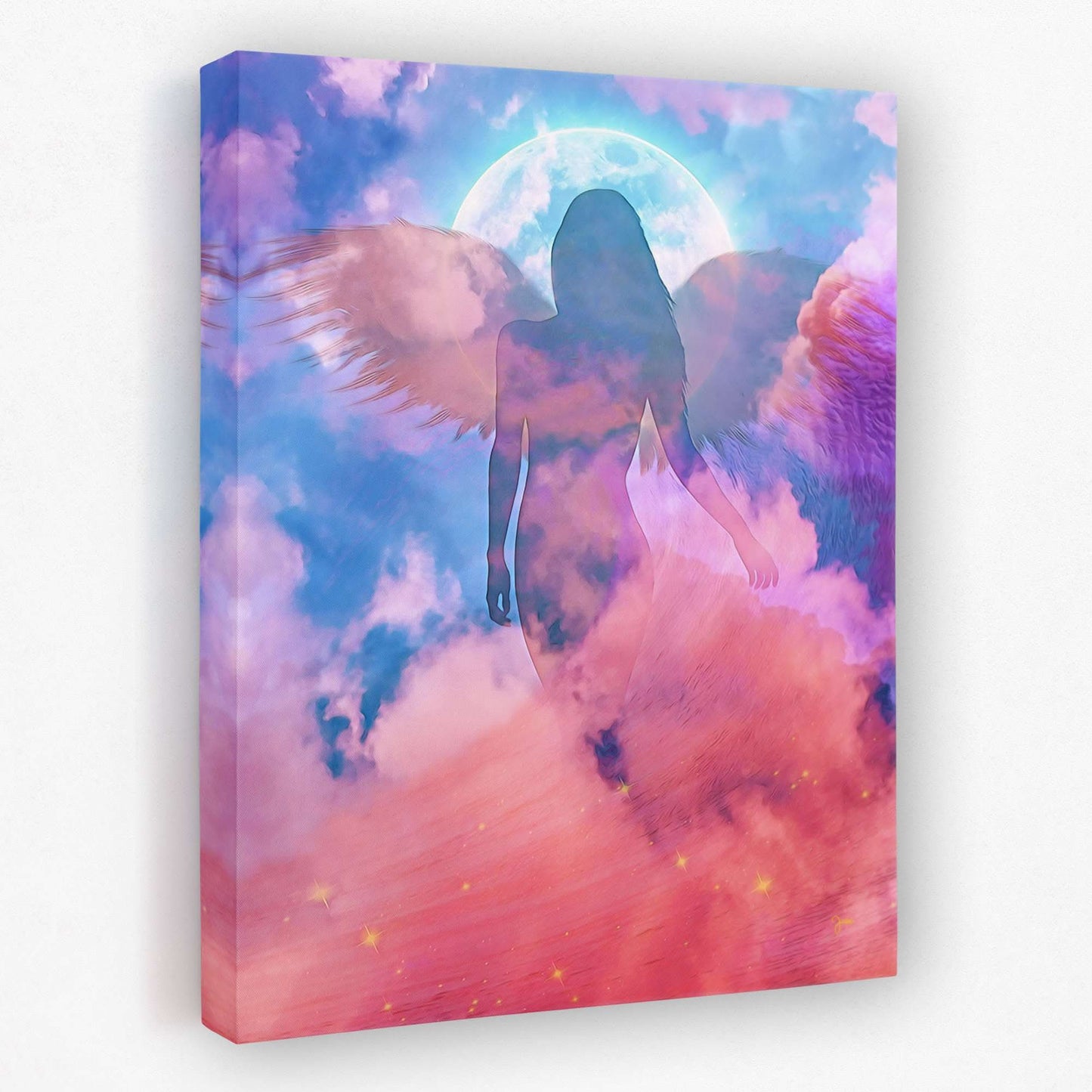 Blue Angel - Angel Canvas Wall Art