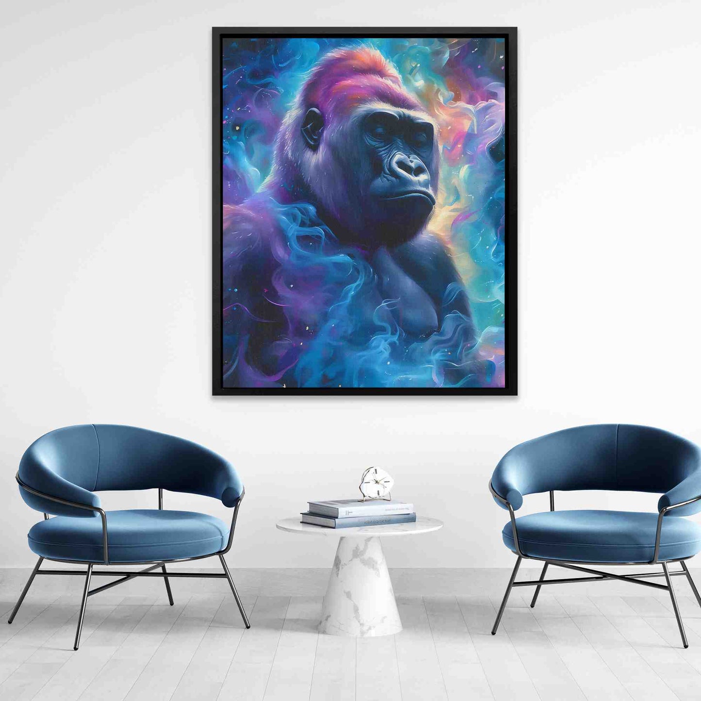 Blue Ape - Blue Ape Canvas Print