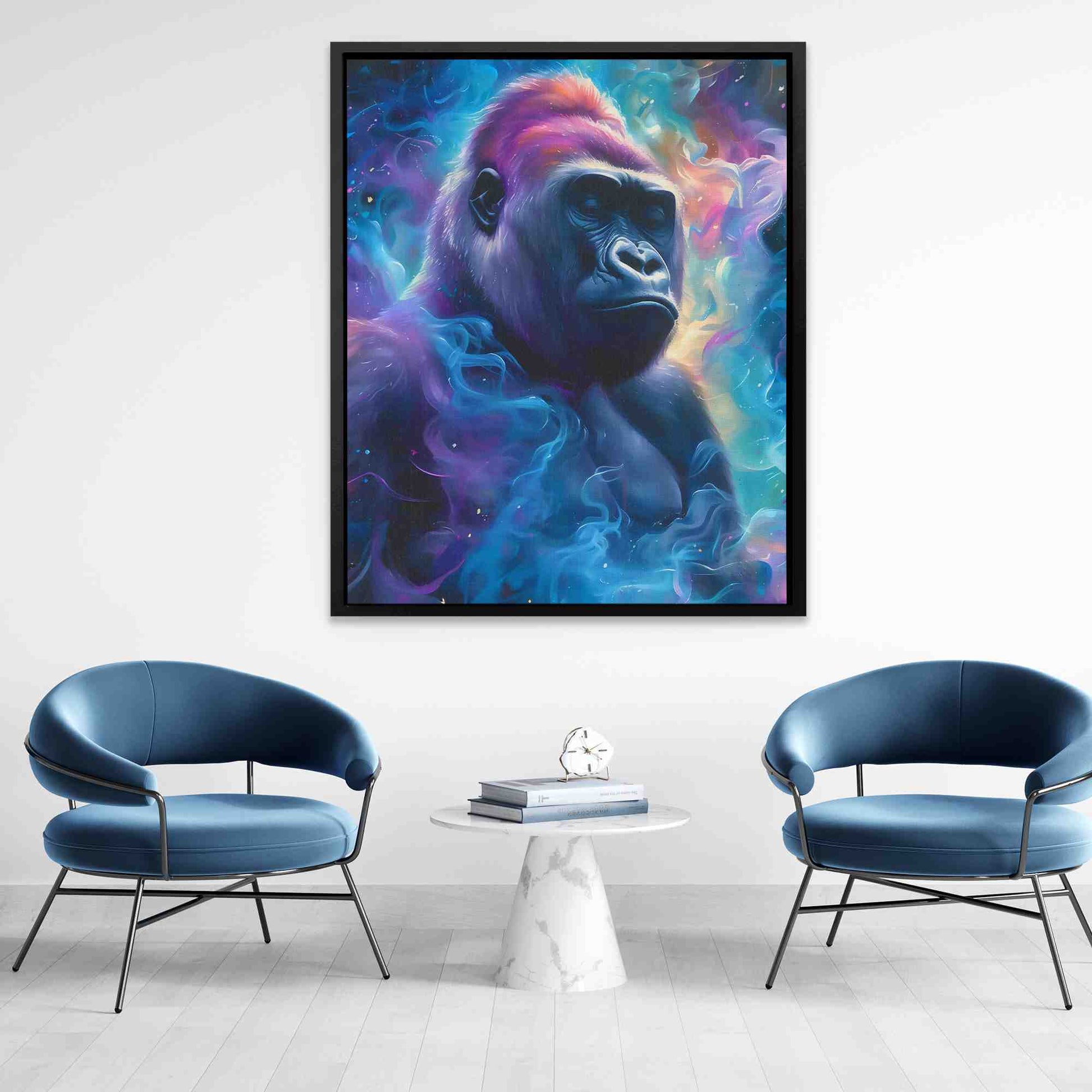 Blue Ape - Blue Ape Canvas Print