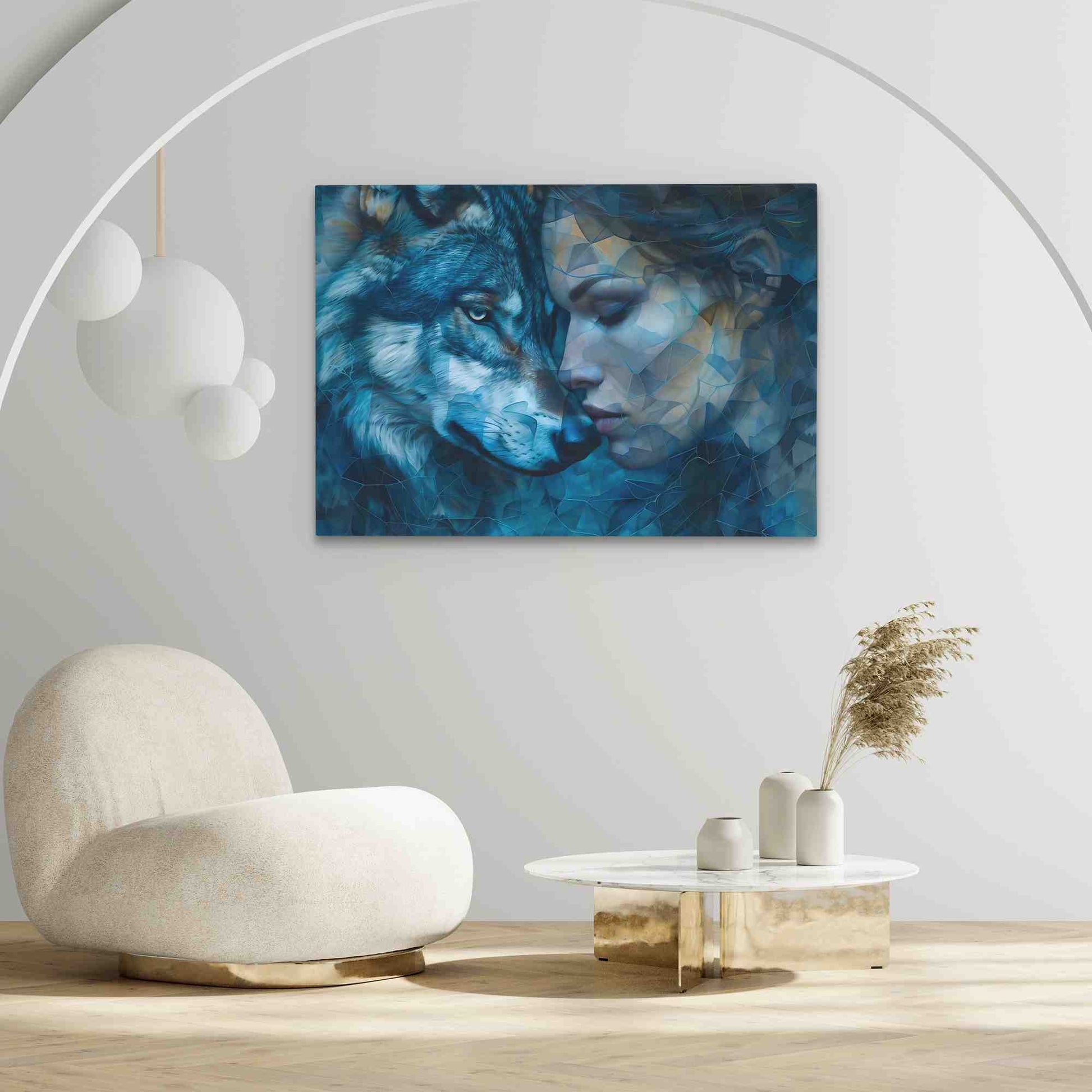 Blue Depths - Blue Wall Art
