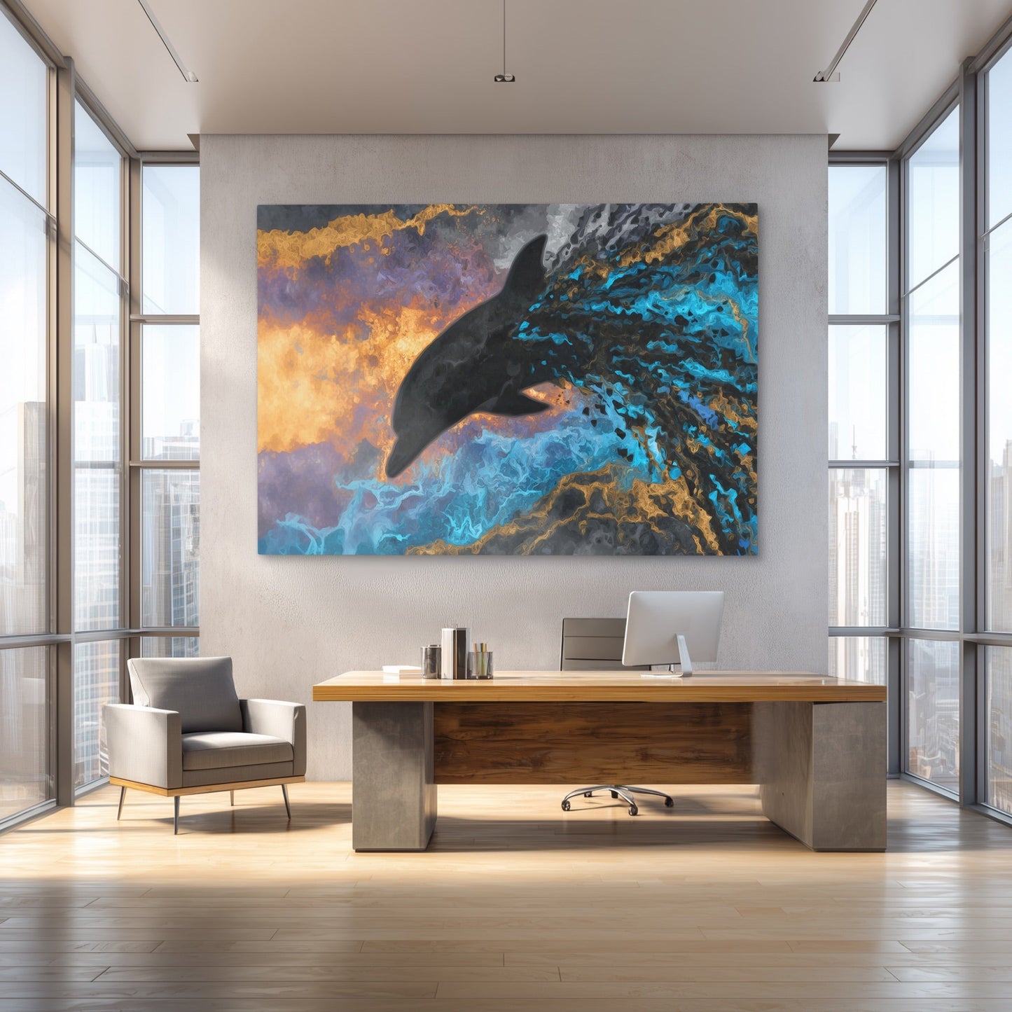 Blue Dolphin Burst