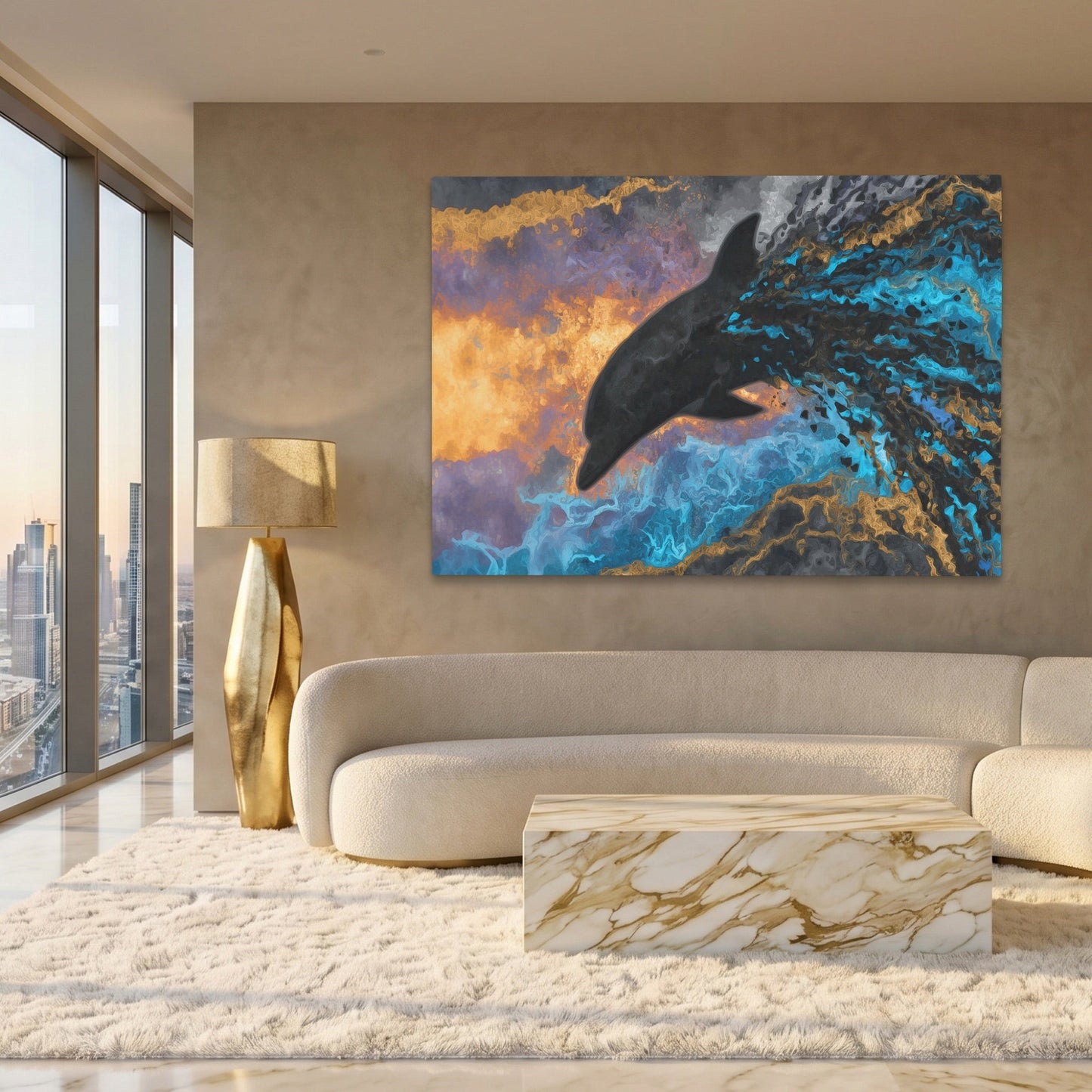 Blue Dolphin Burst