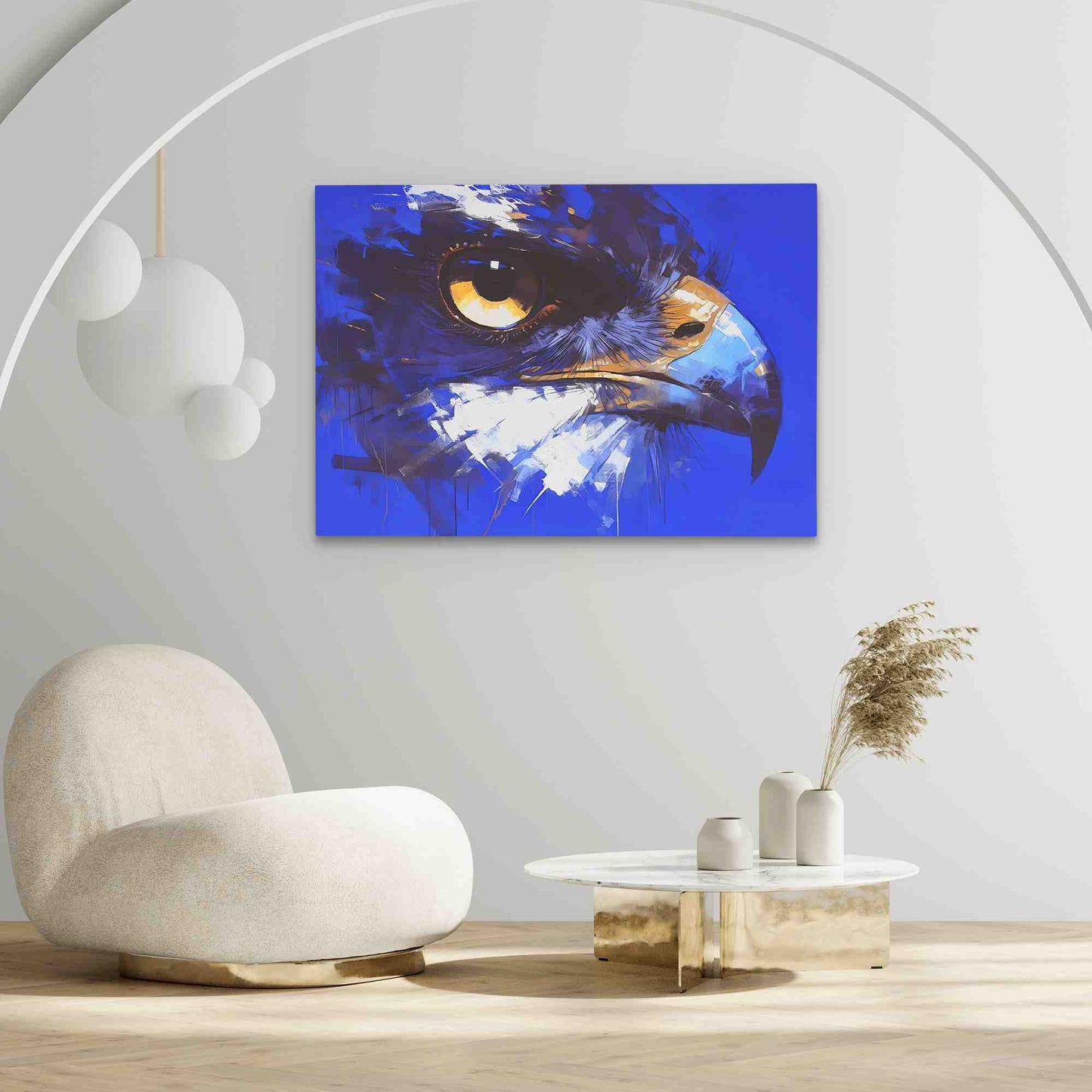 Blue Falcon - Large Canvas Print