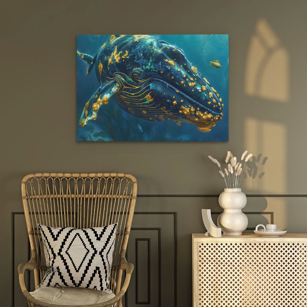 Blue Giant of the Sea - Large Canvas Print