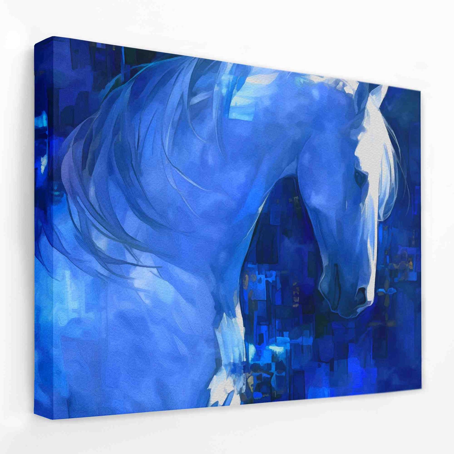 Blue Indigo - Animals Canvas Wall Art