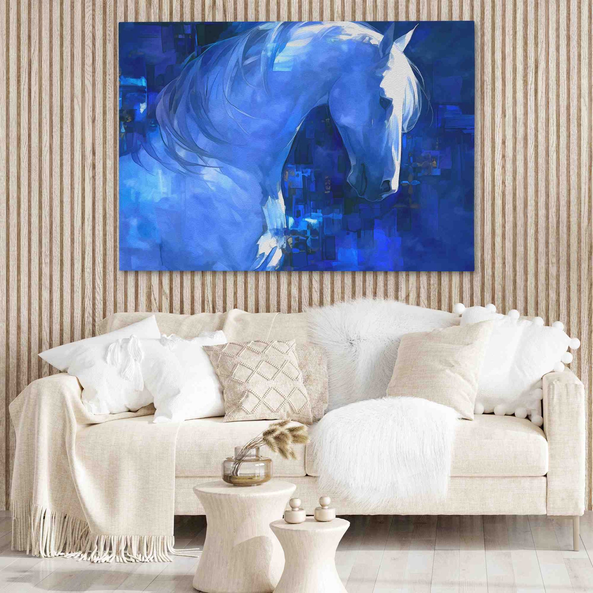 Blue Indigo - Large Canvas Print