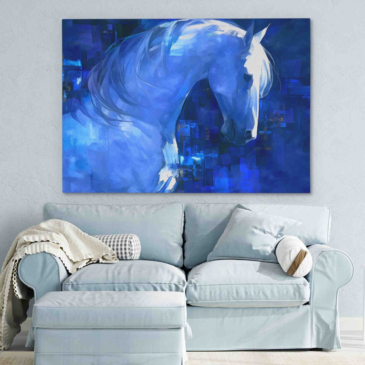 Blue Indigo - Blue Wall Art