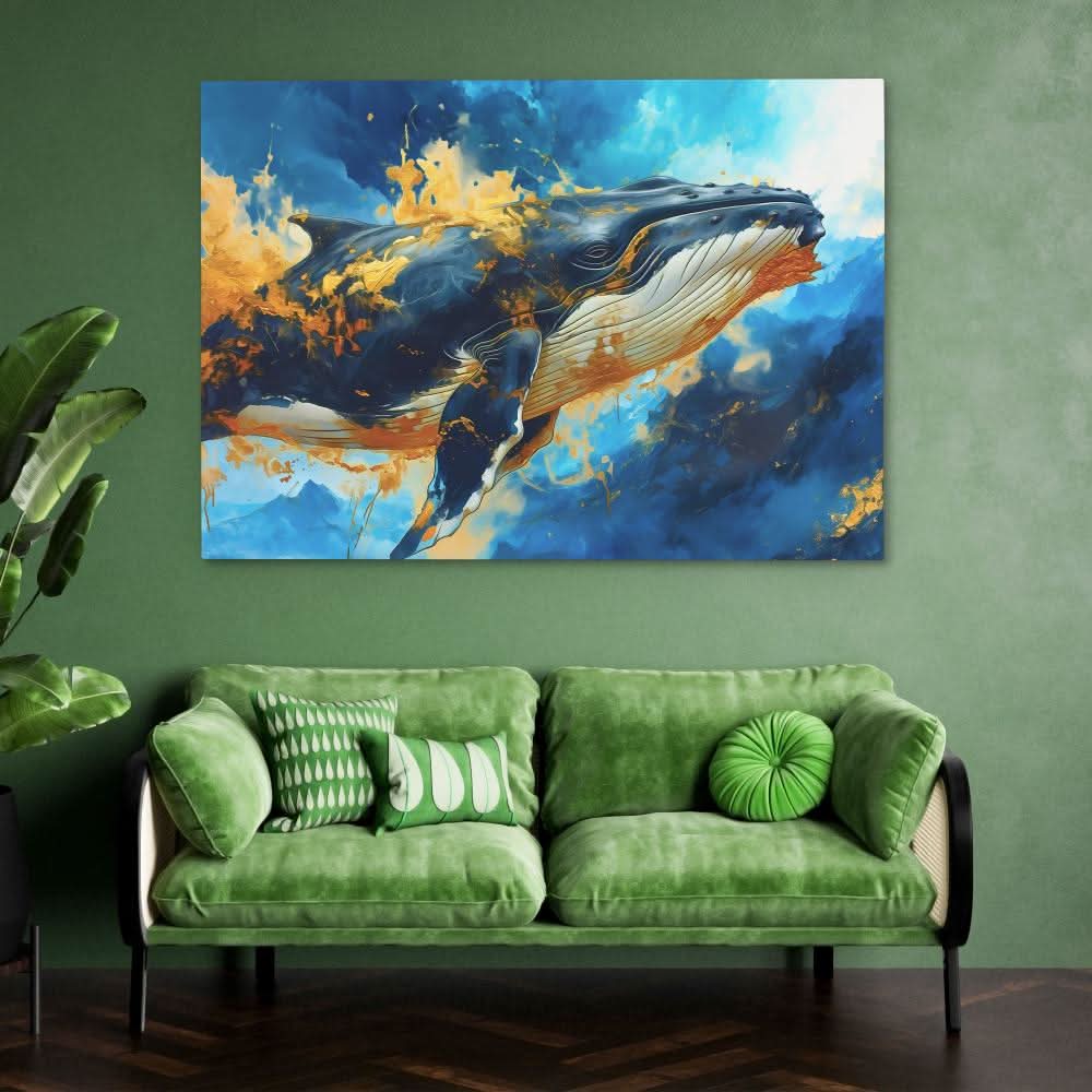 Blue Magic - Blue Canvas Wall Art