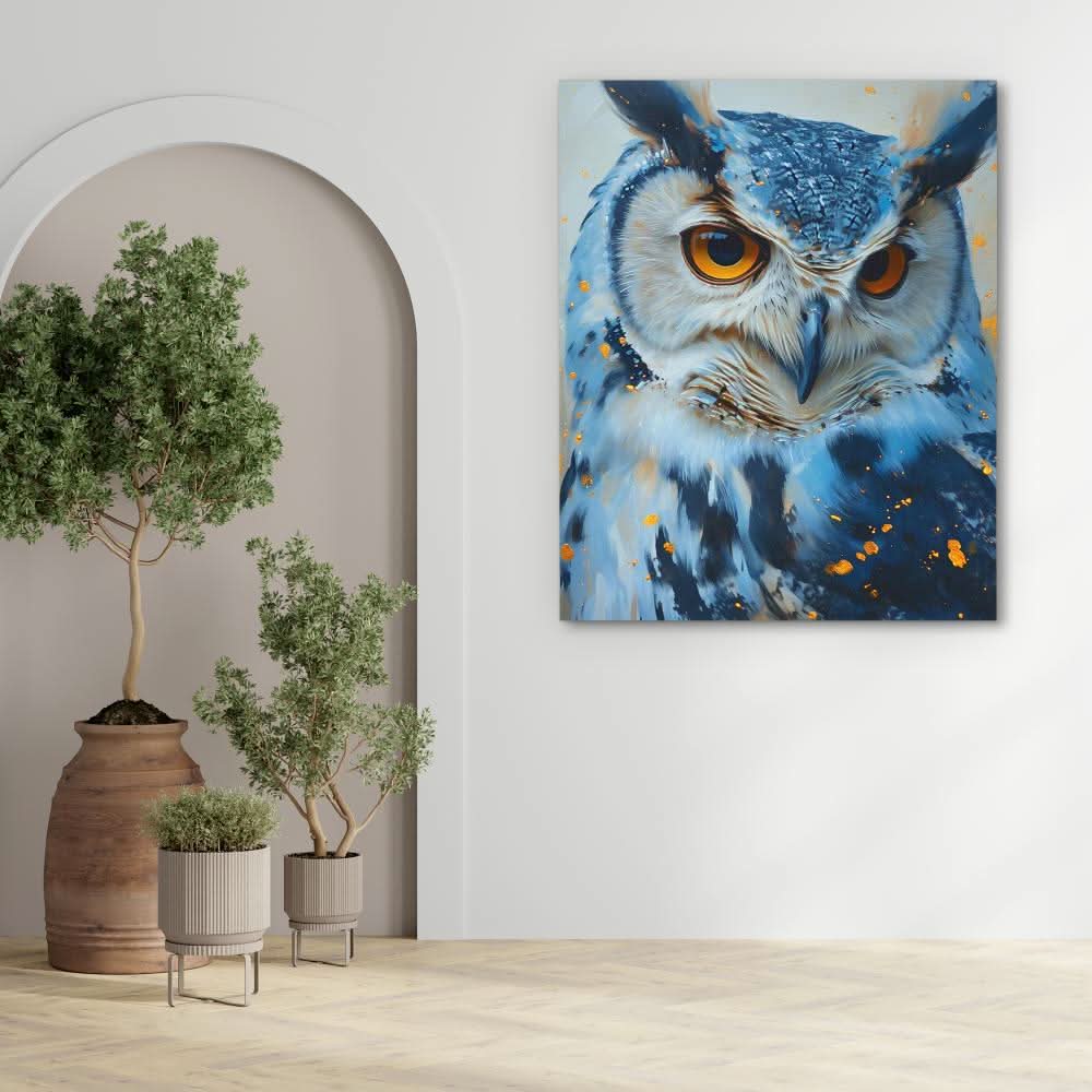 Blue Owl - Animals Art