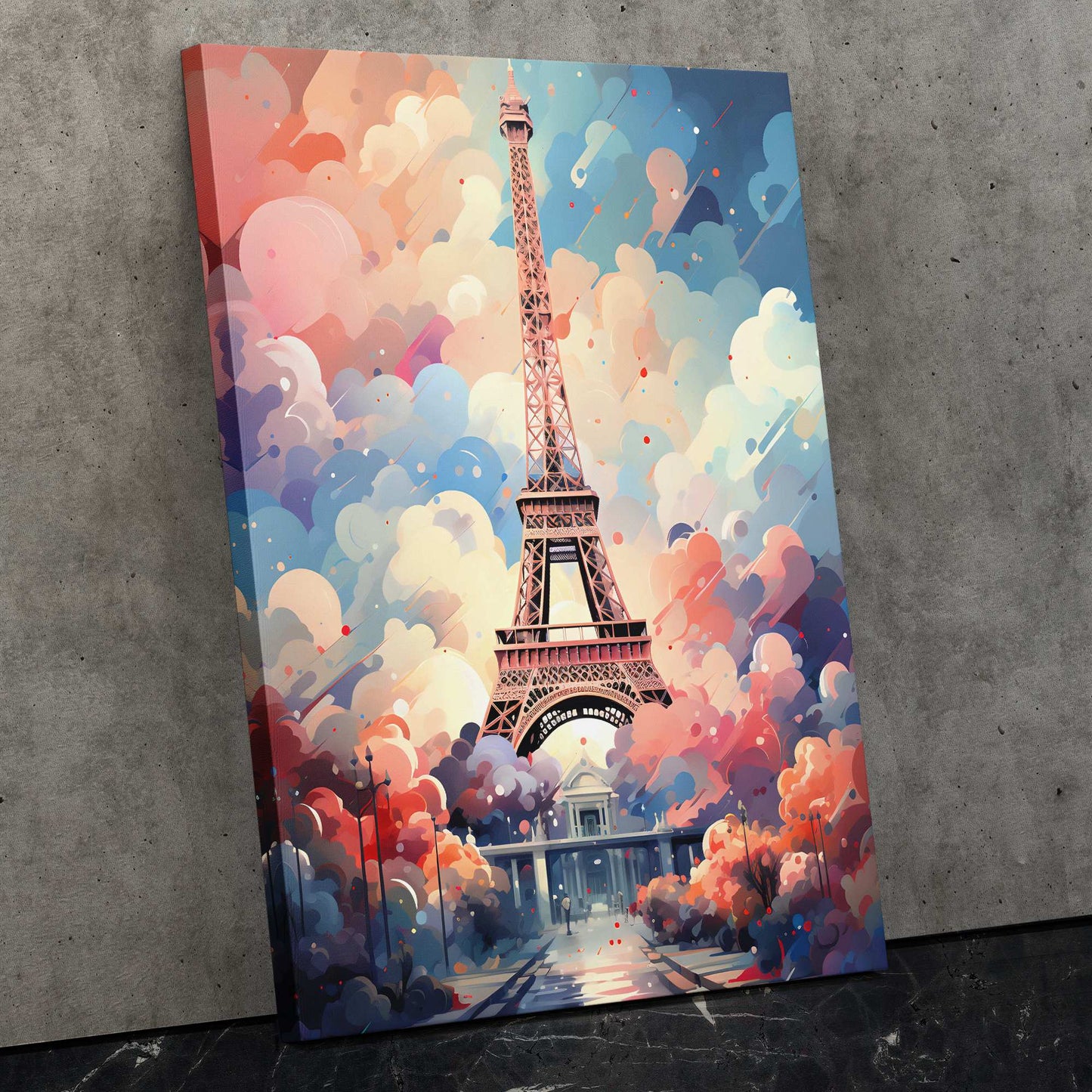 Blue Paris - Blue Wall Art