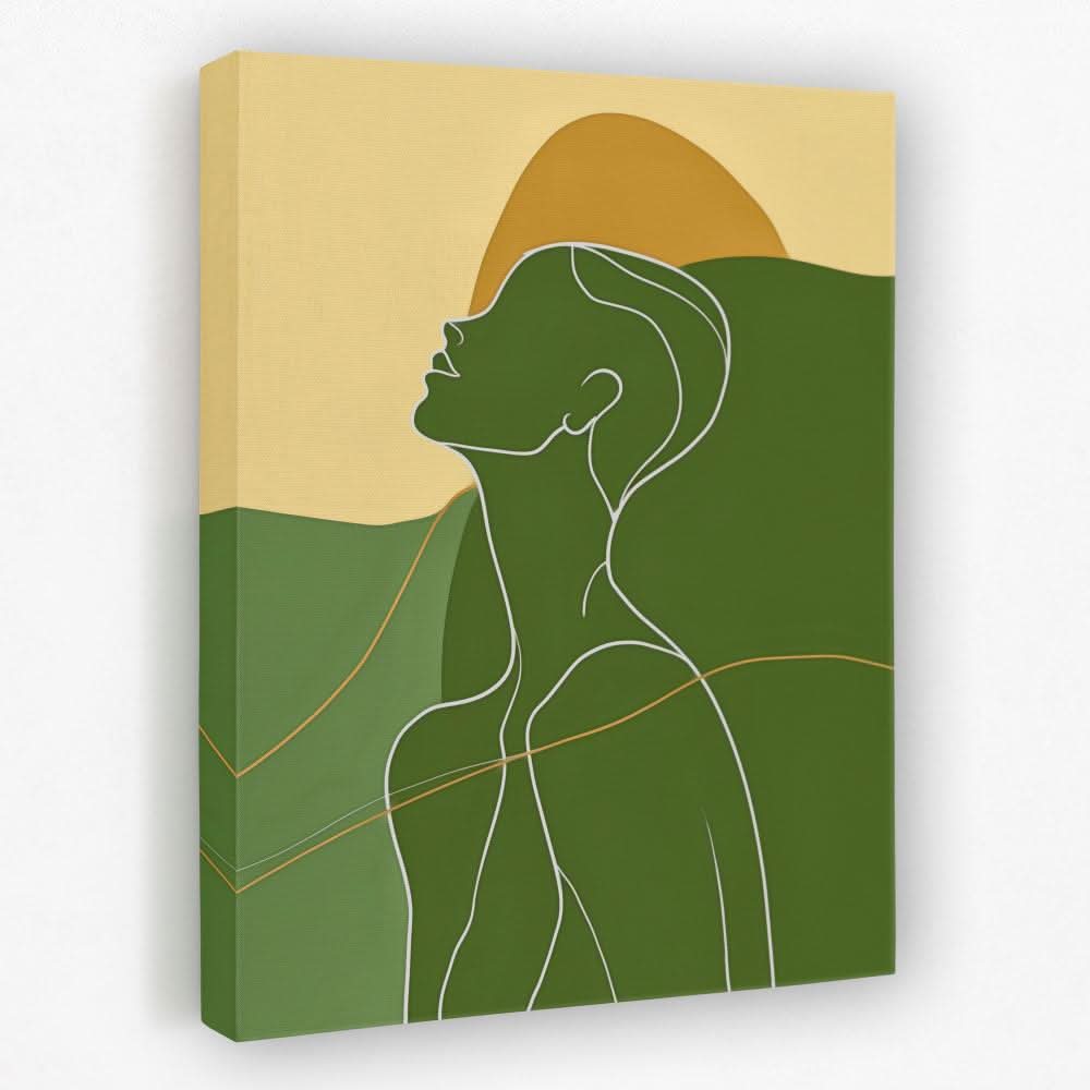 Body Bliss - Doodle Canvas Wall Art