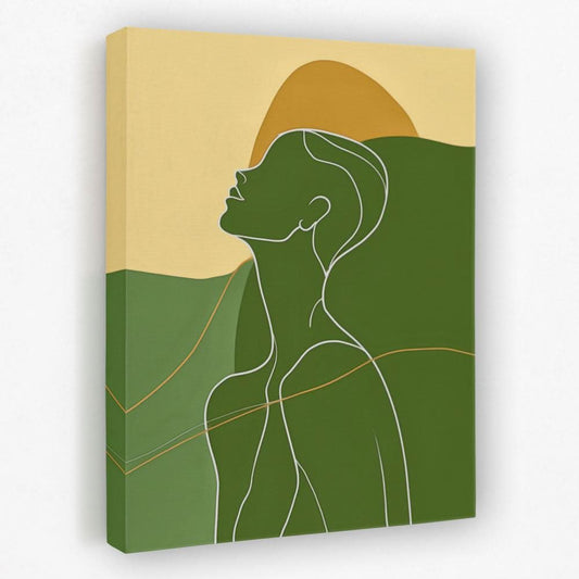 Body Bliss - Doodle Canvas Wall Art