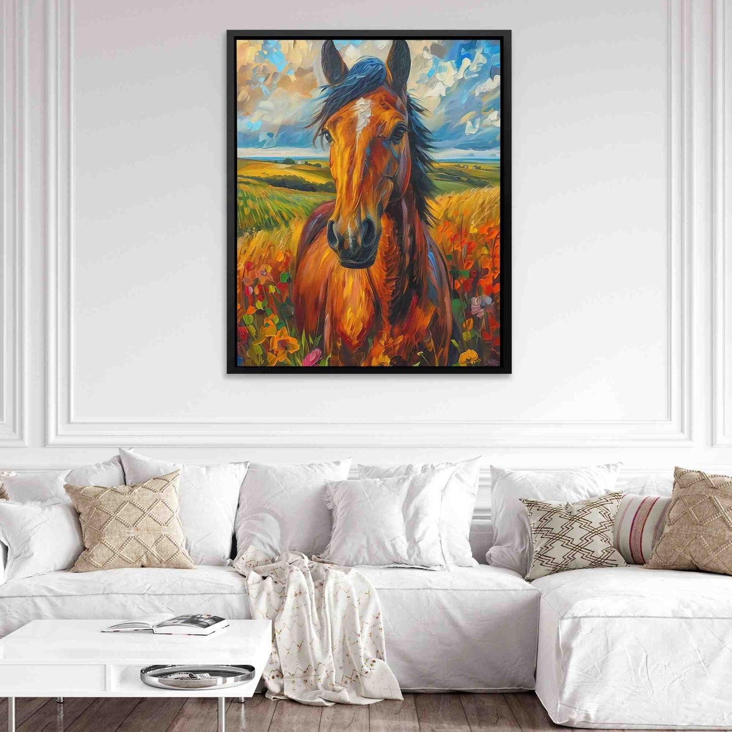 Bold Beauty - Large Watercolor Canvas Print