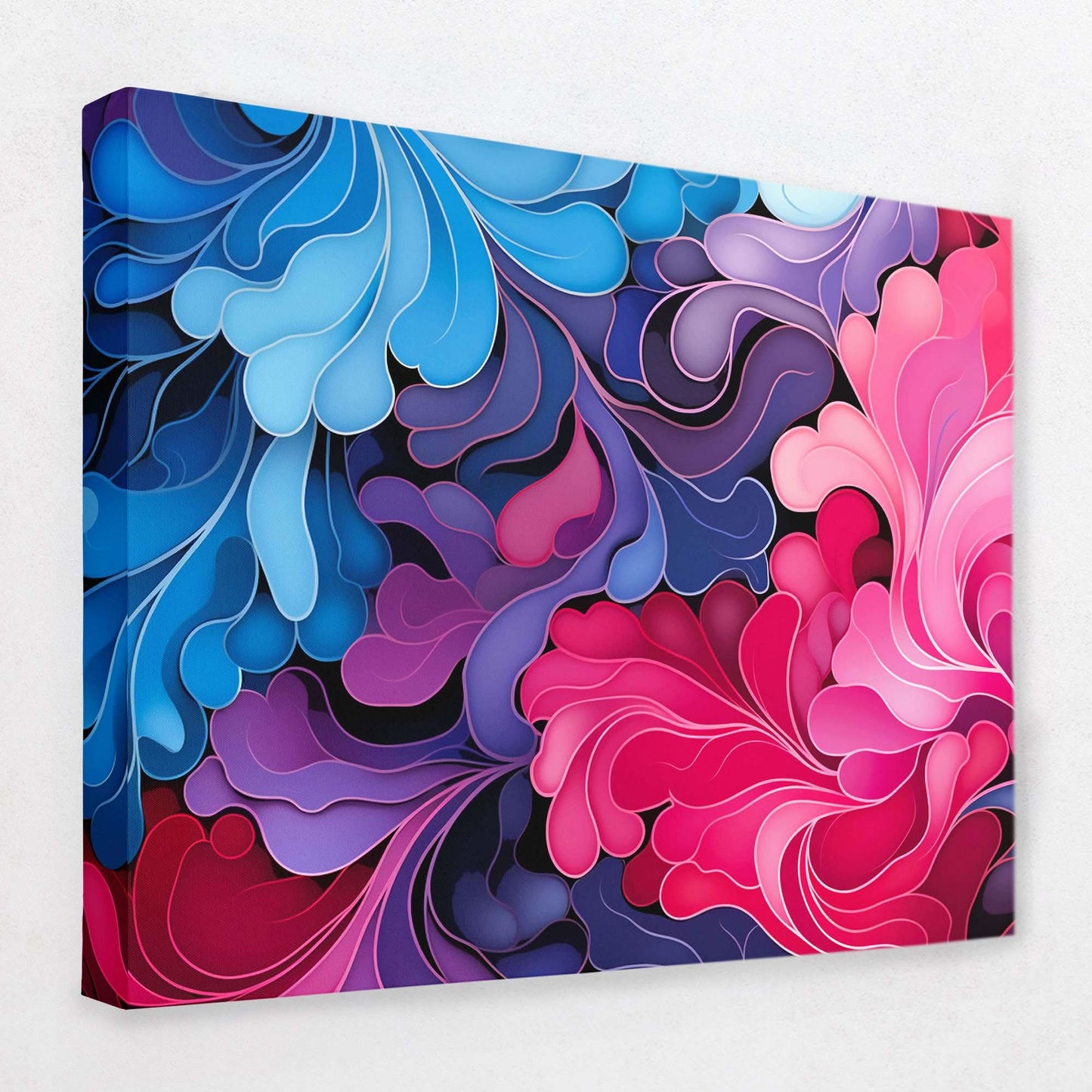 Bold Blush - Floral Canvas Wall Art