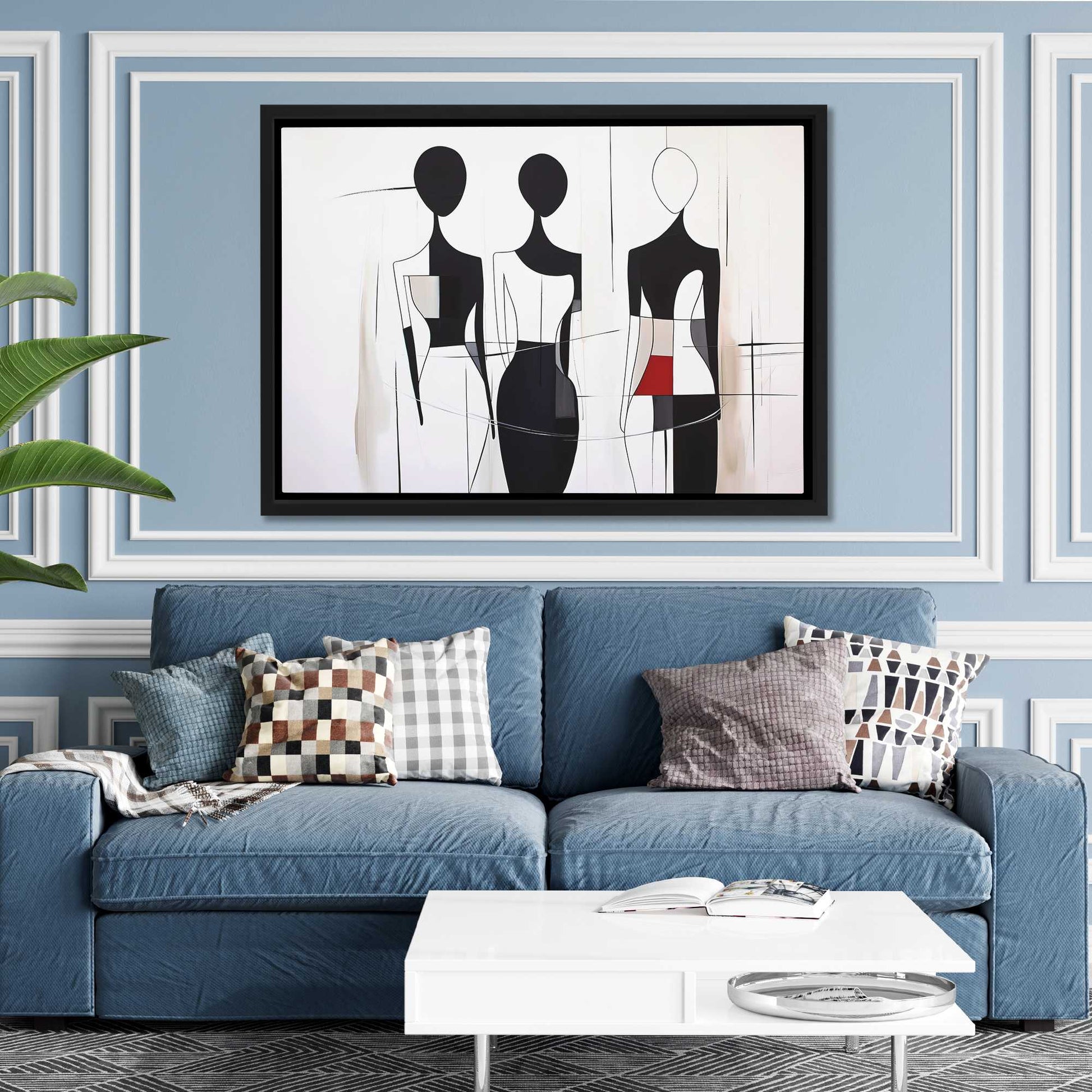 Bold Women - Minimalist Canvas Wall Art
